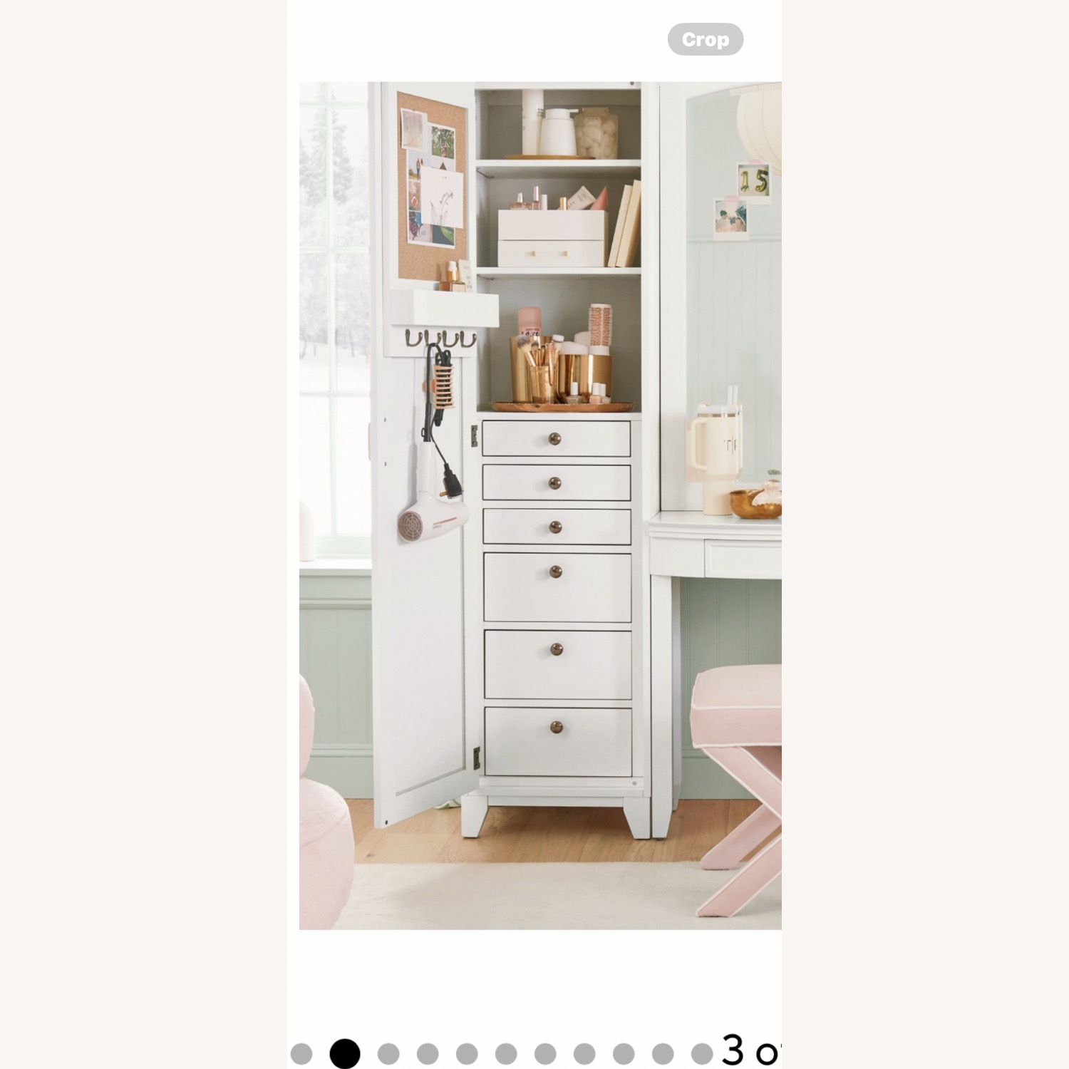 Pottery Barn Teen Vanity  - image-2