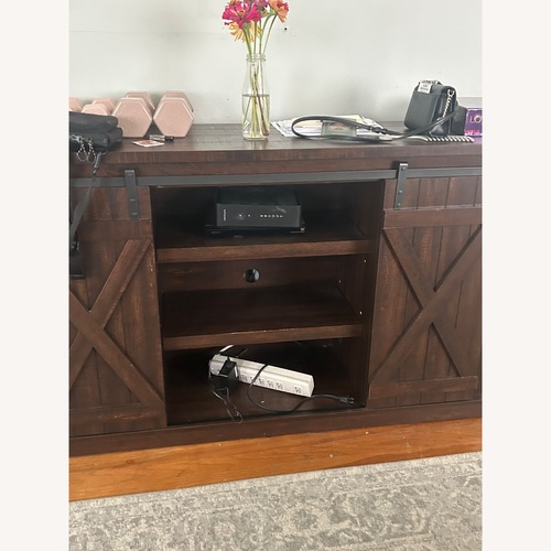 Used Brown Farmhouse Media Center for sale on AptDeco