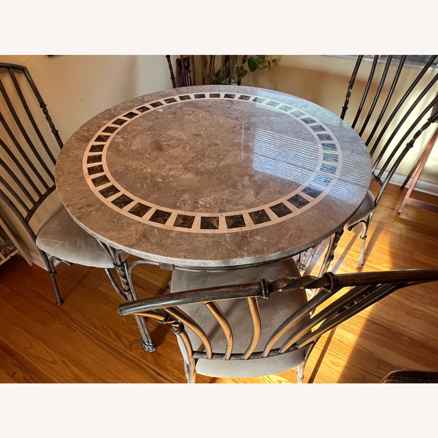 Authentic Marble Dinette Set - image-2