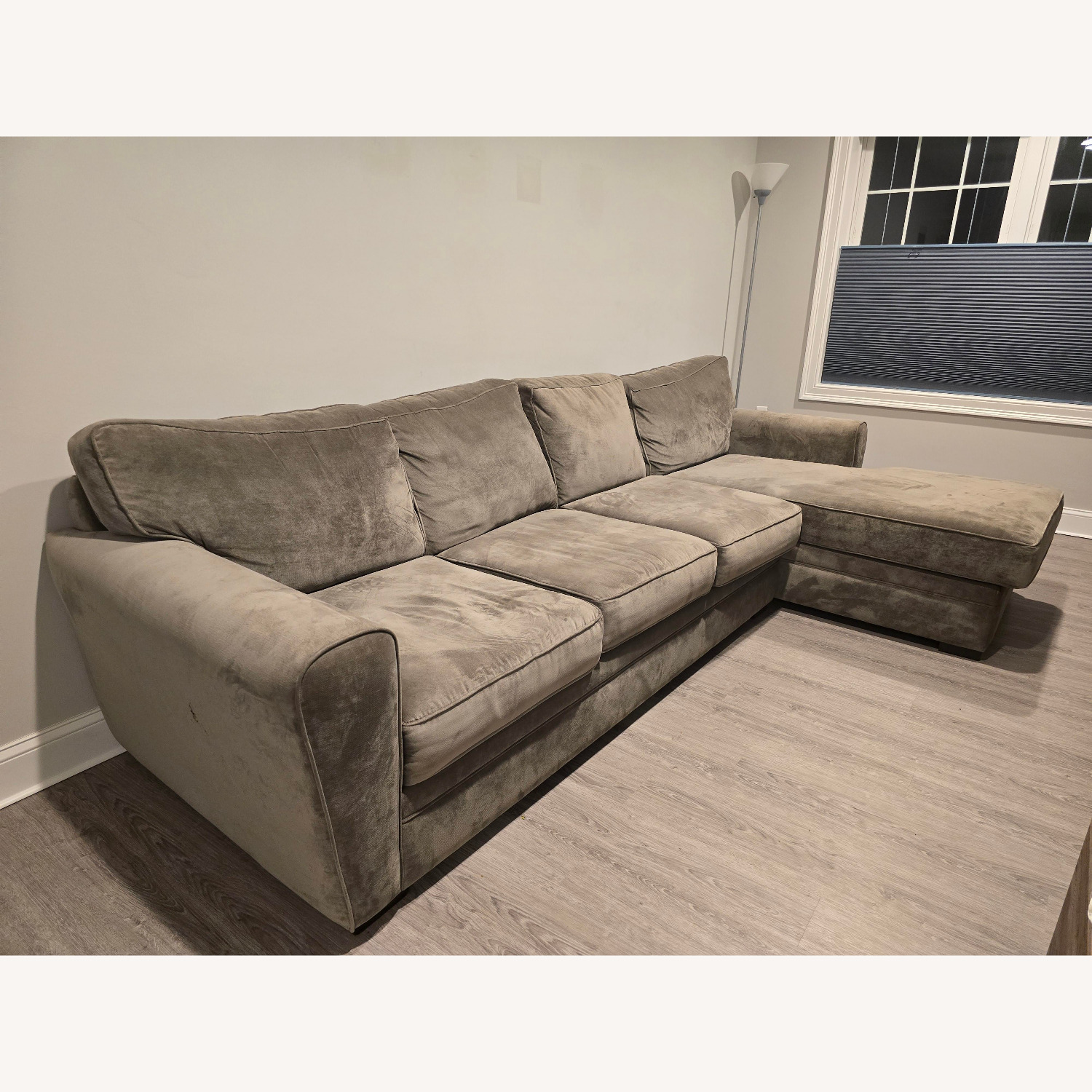 Raymour & Flanigan Artemis II 2 Pc Sectional Sofa - image-1