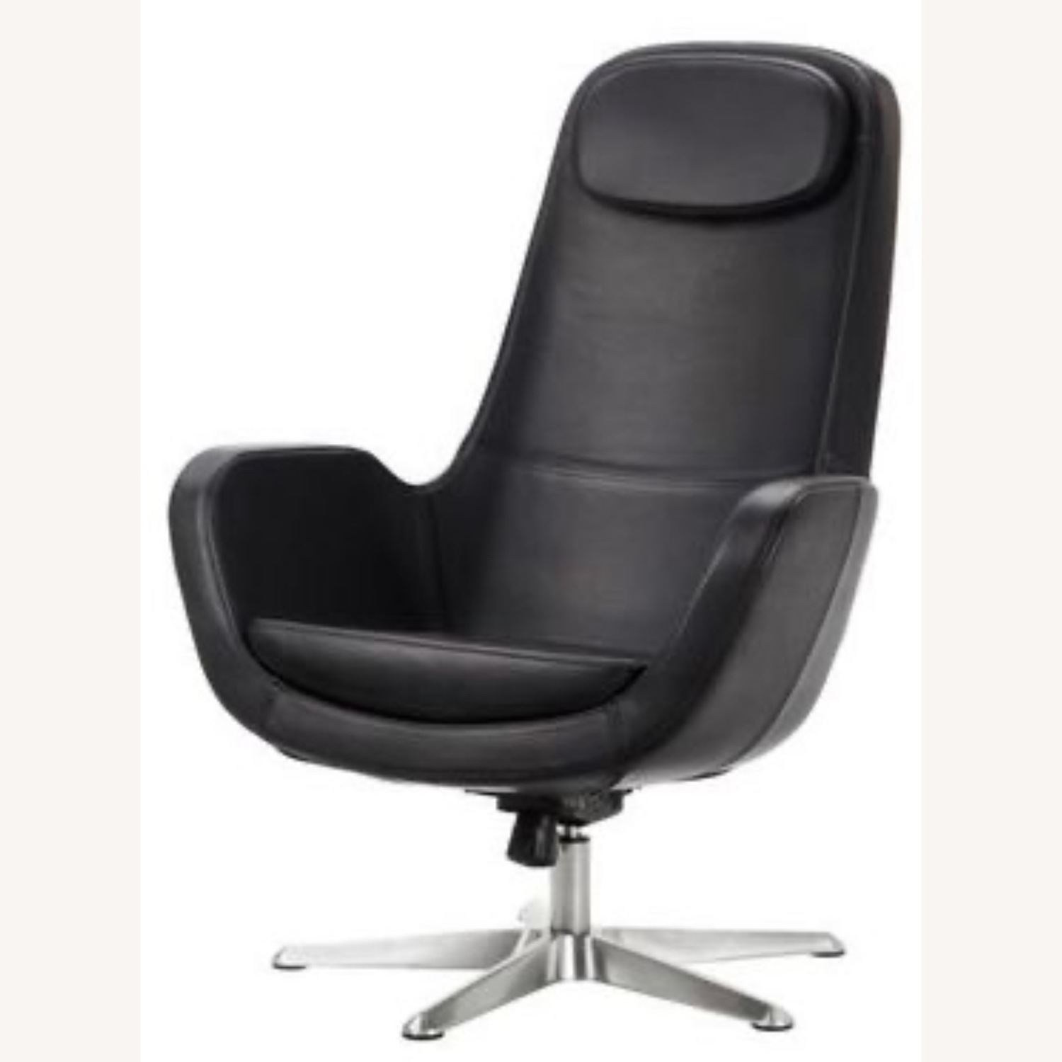 IKEA Arving Swivel Arm Chair Black - image-3