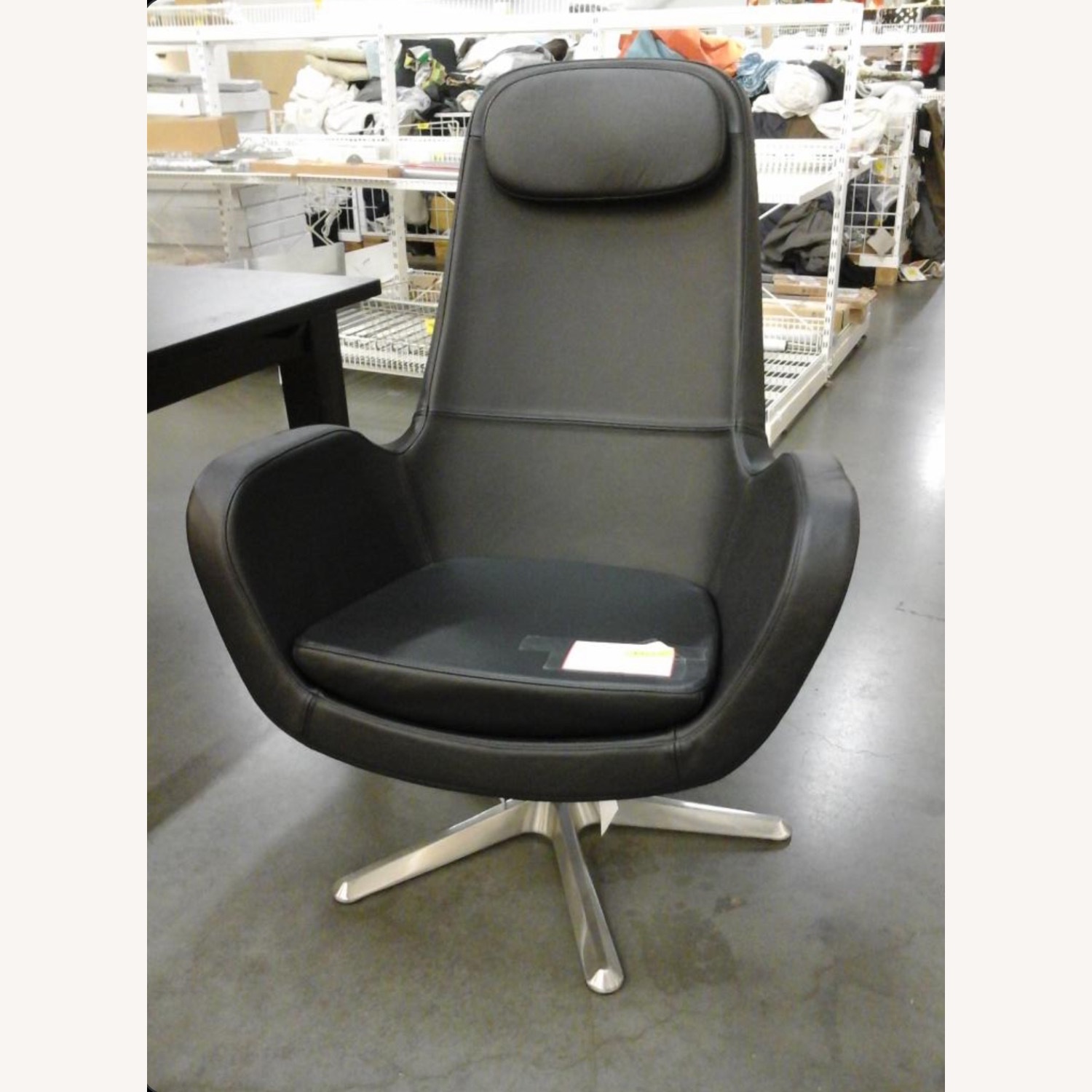 IKEA Arving Swivel Arm Chair Black - image-2