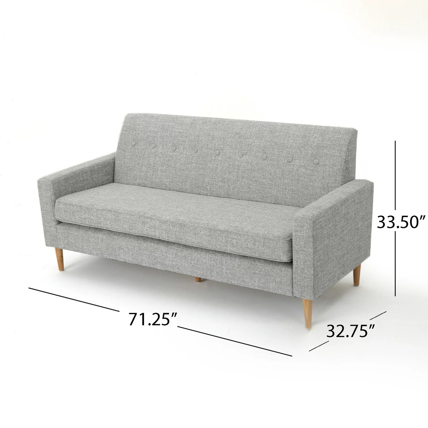 Walmart Noble House Upholstered Sofa - image-4