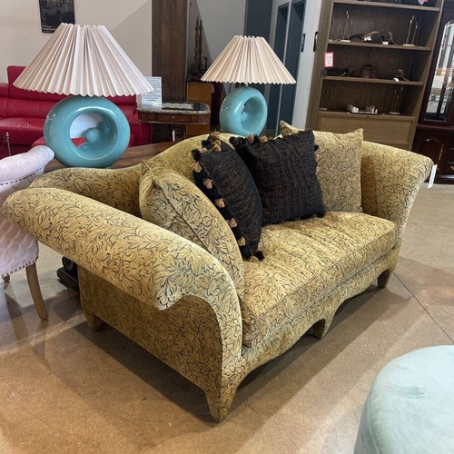 Used Chianti Patterned Roll Arm Sofa for sale on AptDeco