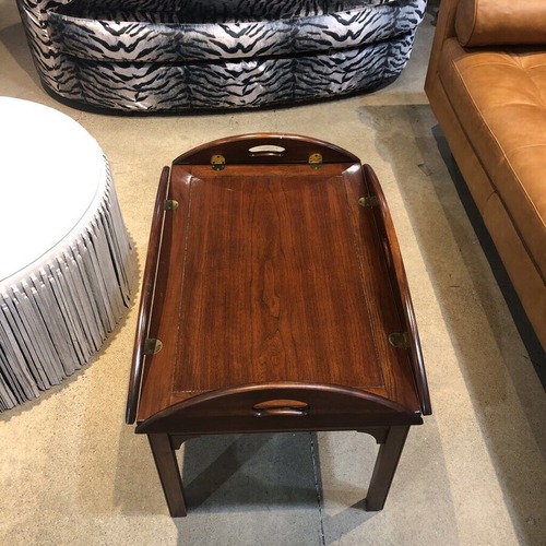 Used Vintage Solid Wood Butler's Tray Coffee Table for sale on AptDeco