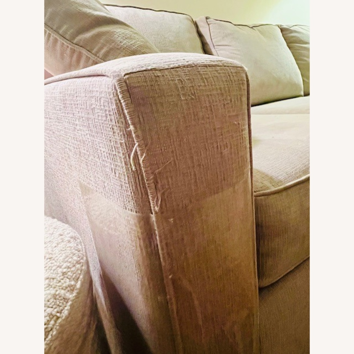 Macy's Radley Sleeper Sofa Heavenly Chrome Beige - image-3