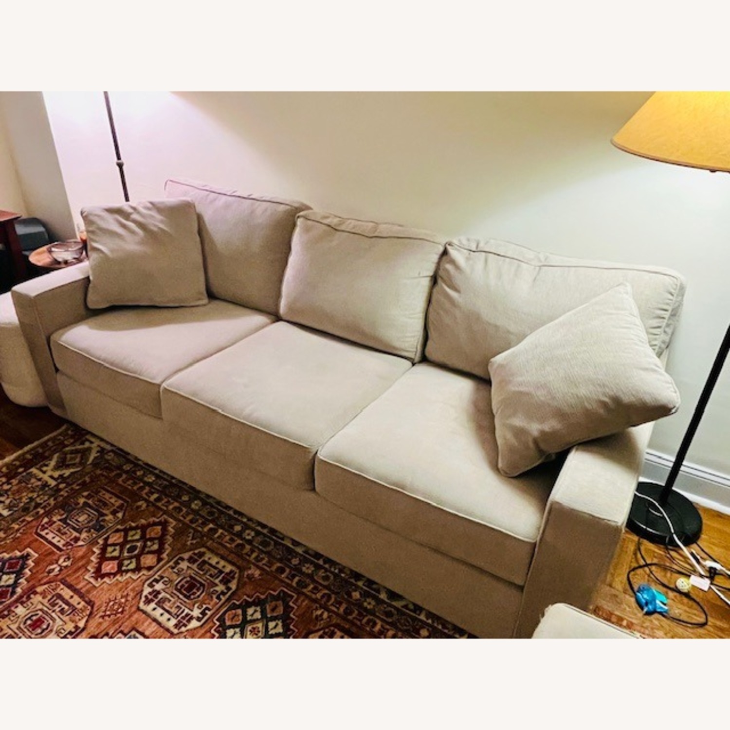 Macy's Radley Sleeper Sofa Heavenly Chrome Beige - image-2