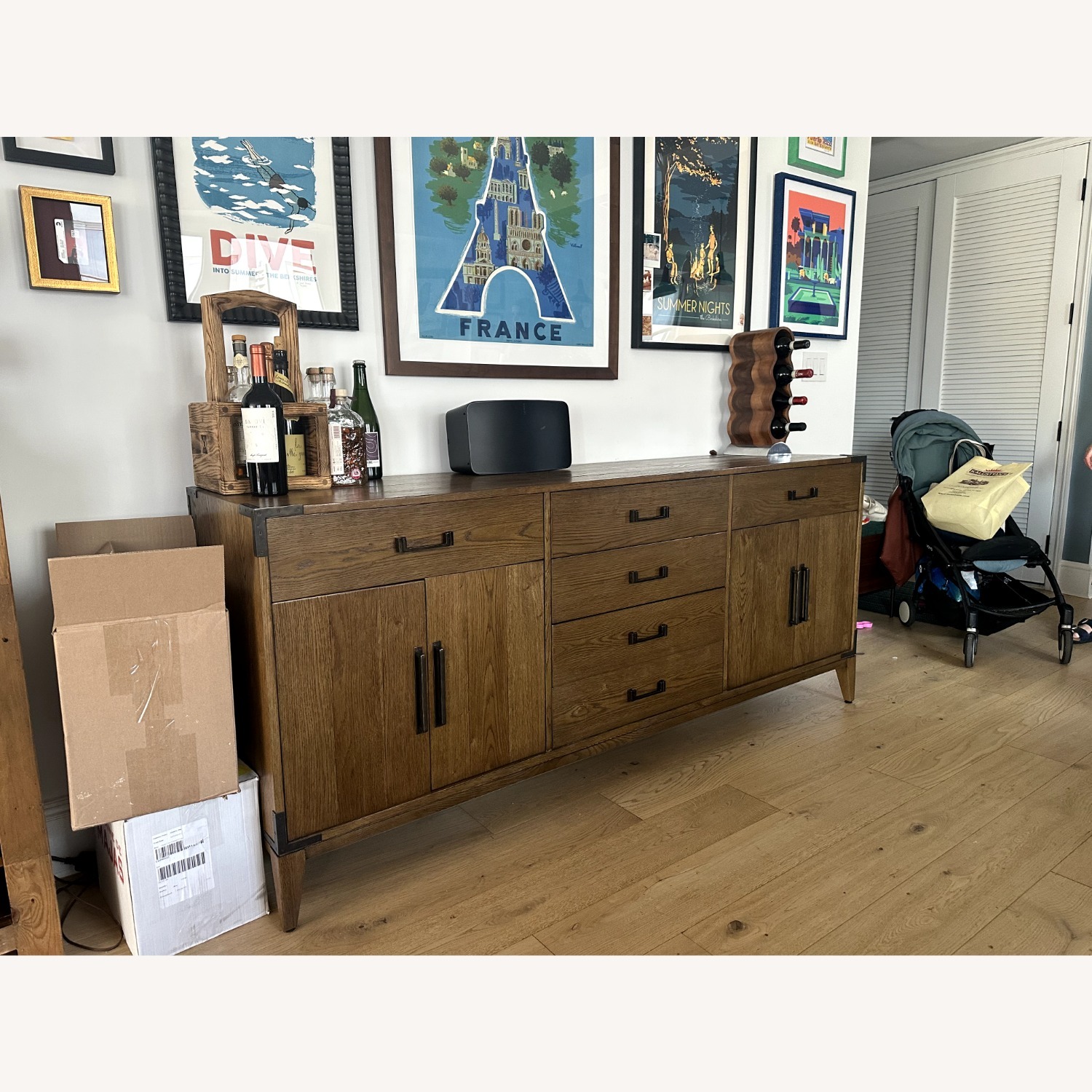 Restoration Hardware Cayden Campaign 4-Door Dining Sideboard  - image-2