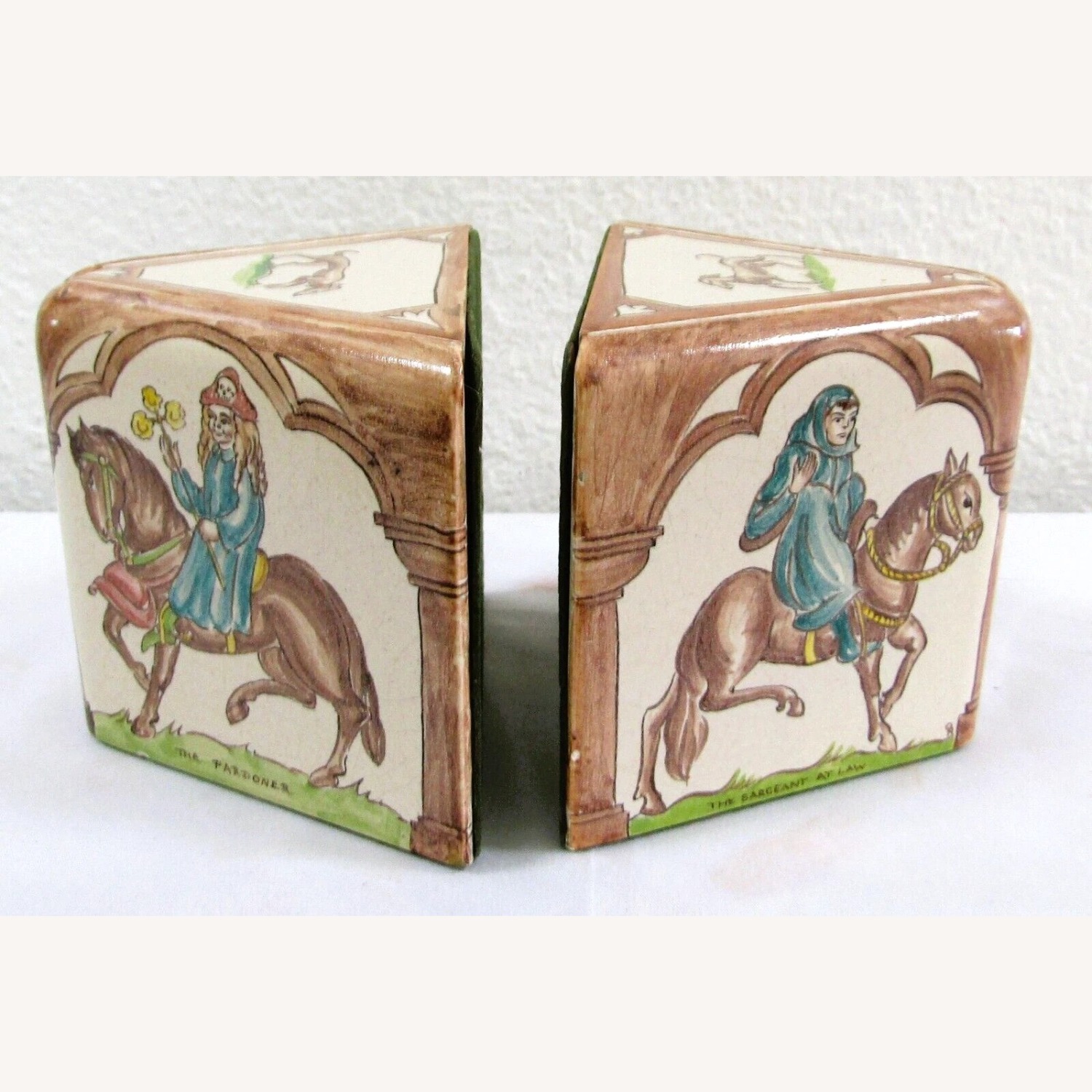 Packard and Ord Canterbury Tales Bookends - image-1
