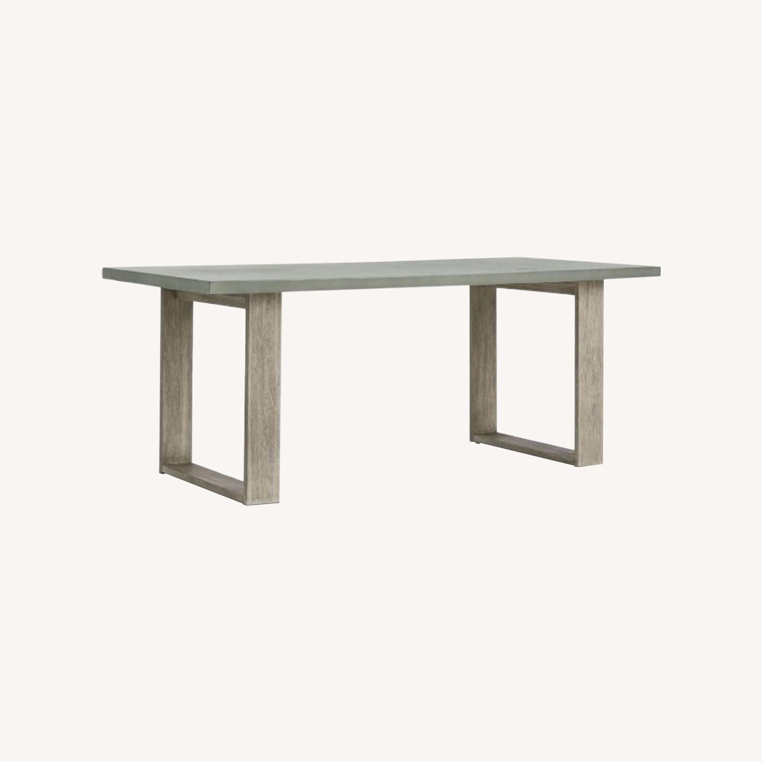 West Elm Portside Concrete Outdoor Table - image-0