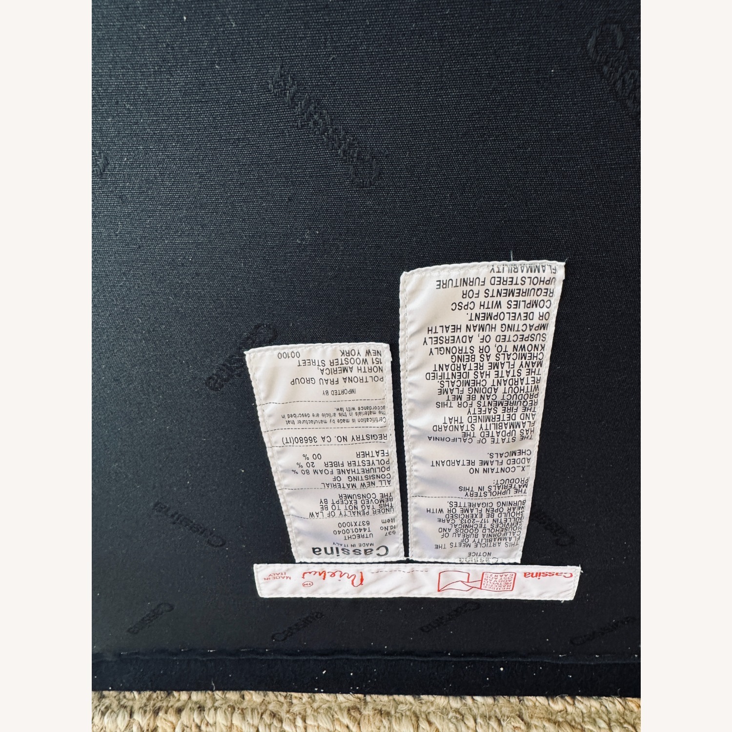 Cassina Utrecht XL Armchair – Black Wool - image-5