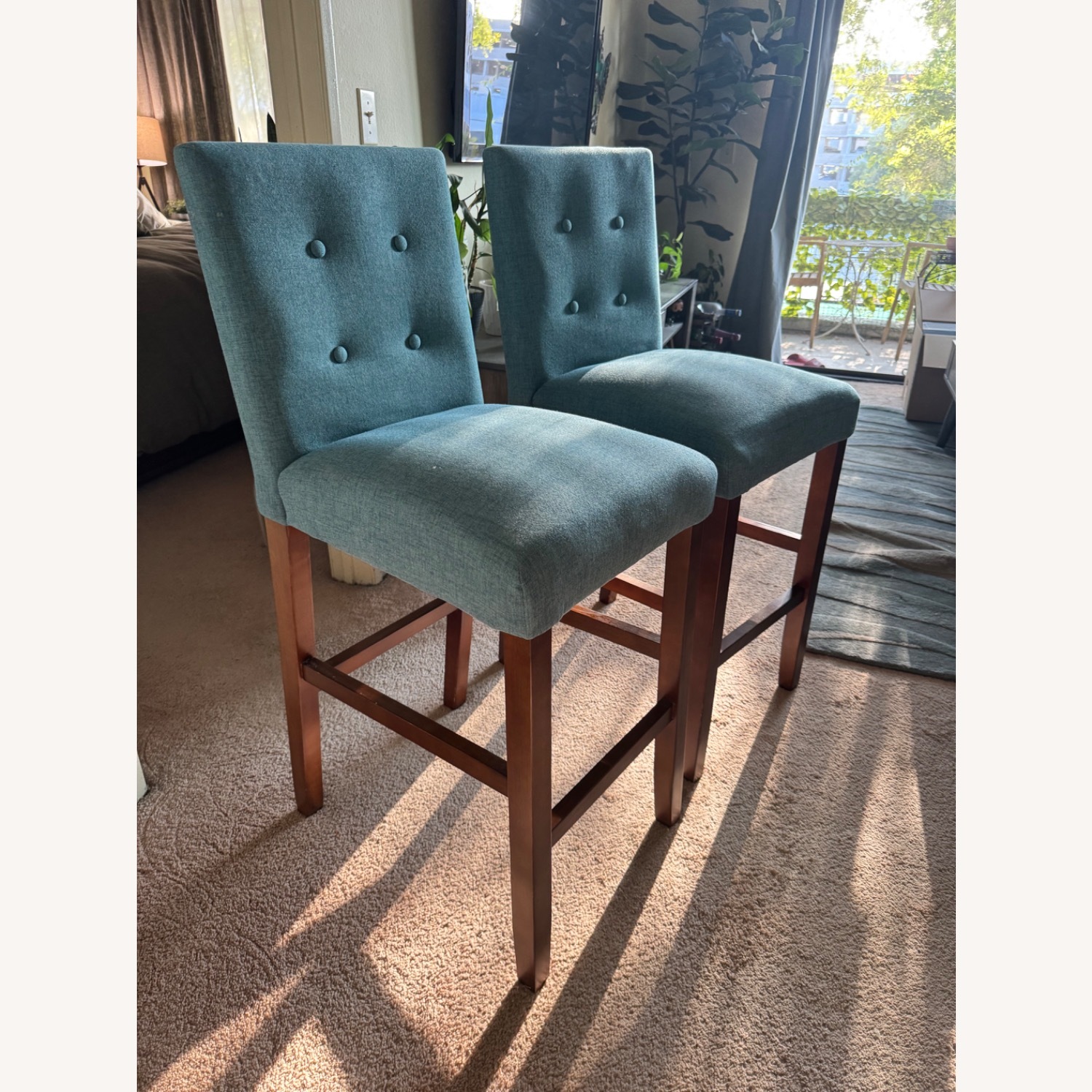 Teal Barstool  - image-2