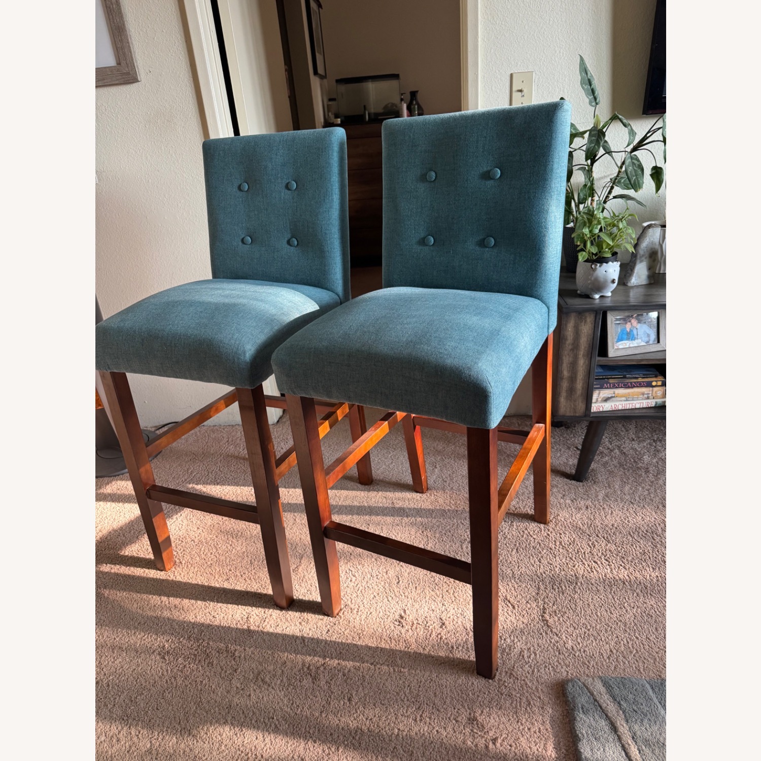 Teal Barstool  - image-3