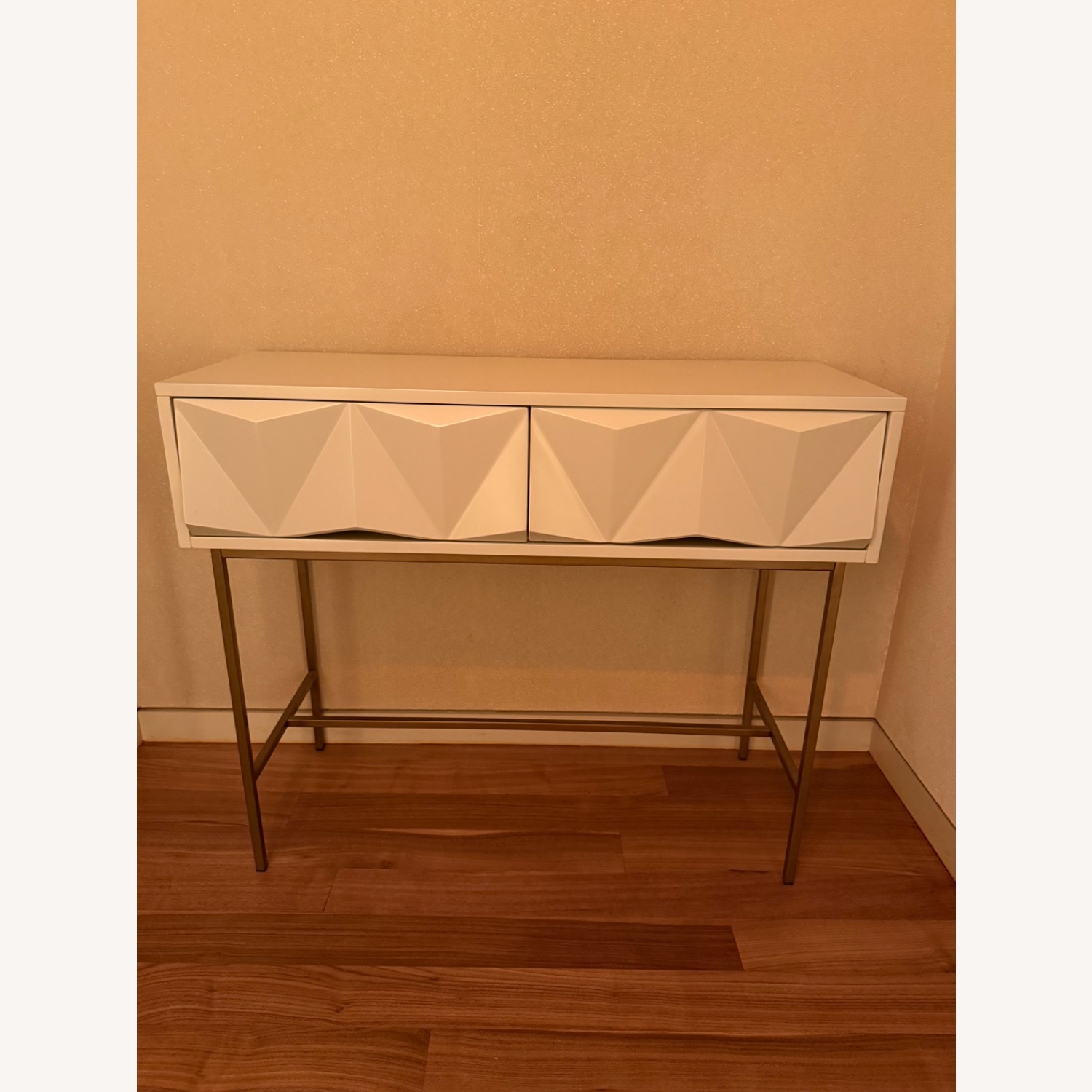 West Elm Sculpted Geo Console Table - image-1