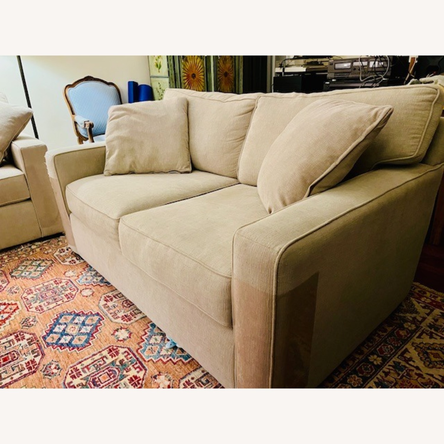 Macy's Radley Loveseat in Heavenly Chrome Beige - image-2