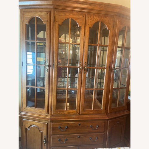 Used Thomasville lighted China Closet for sale on AptDeco