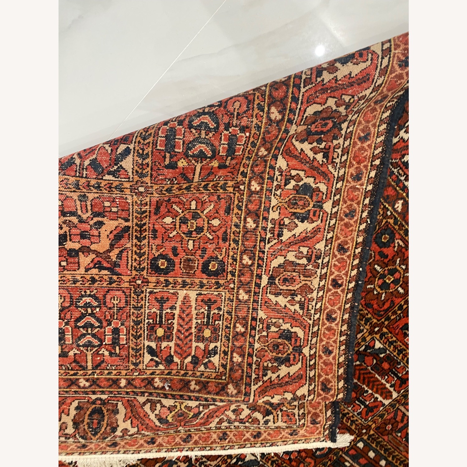 Vintage Red Persian Rug - image-1
