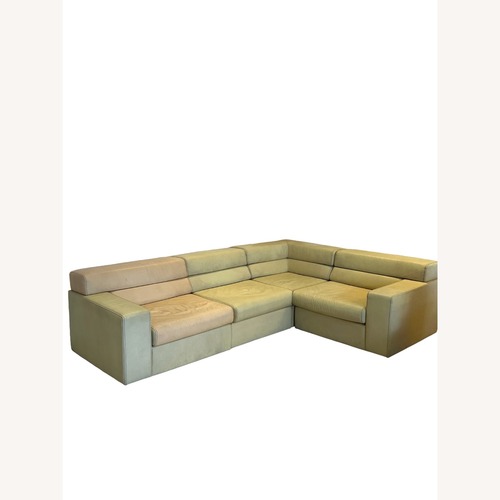Used Brayton International Leather Sectional for sale on AptDeco