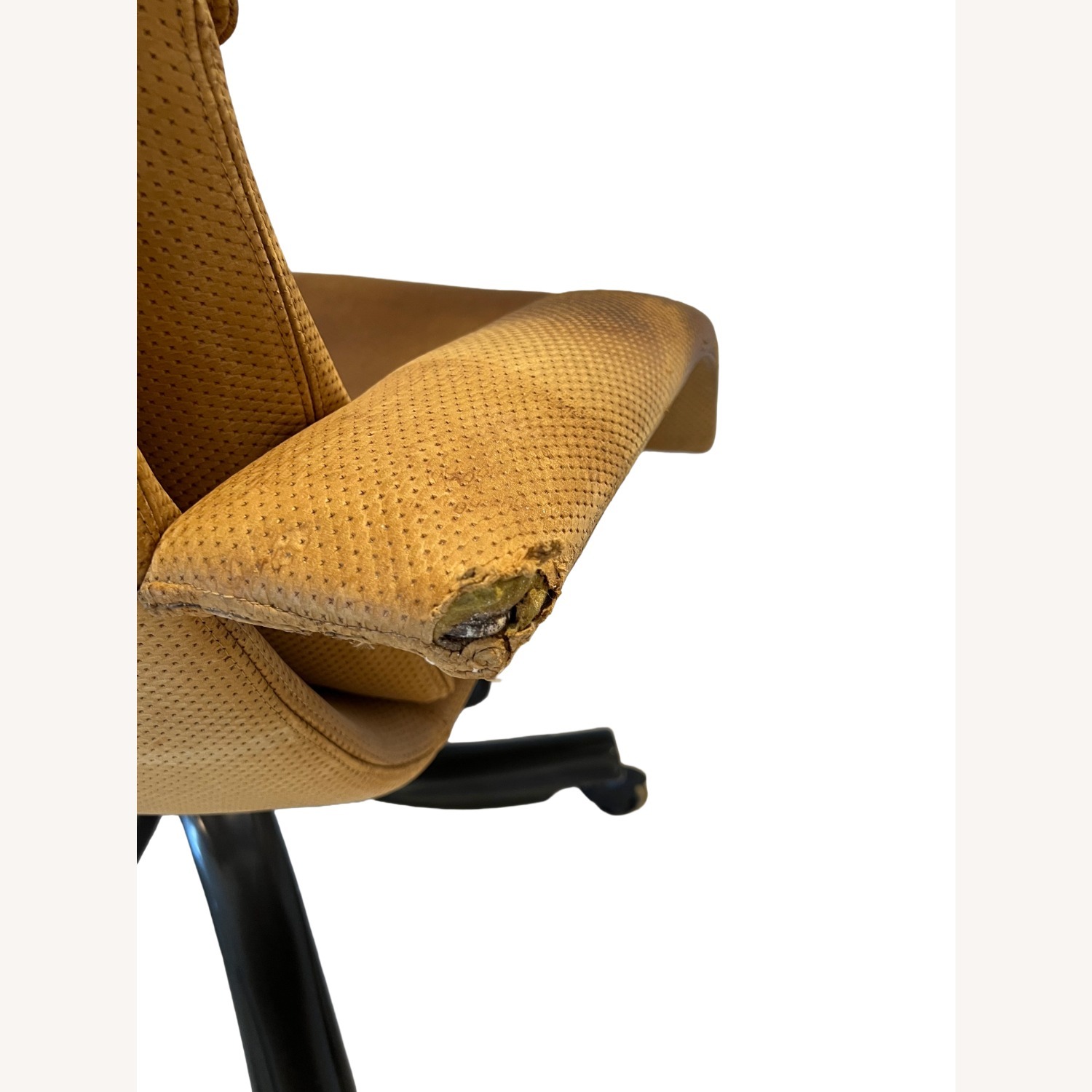 Saporiti Italia Executive Leather Swivel Chair - image-6