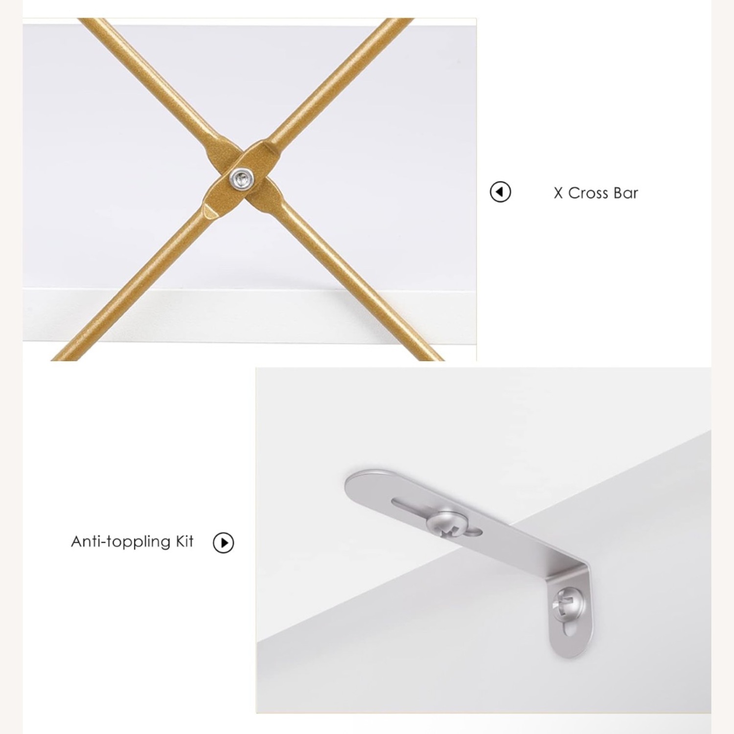 FINETONES Triple Wide 5-Tier Bookshelf - image-5