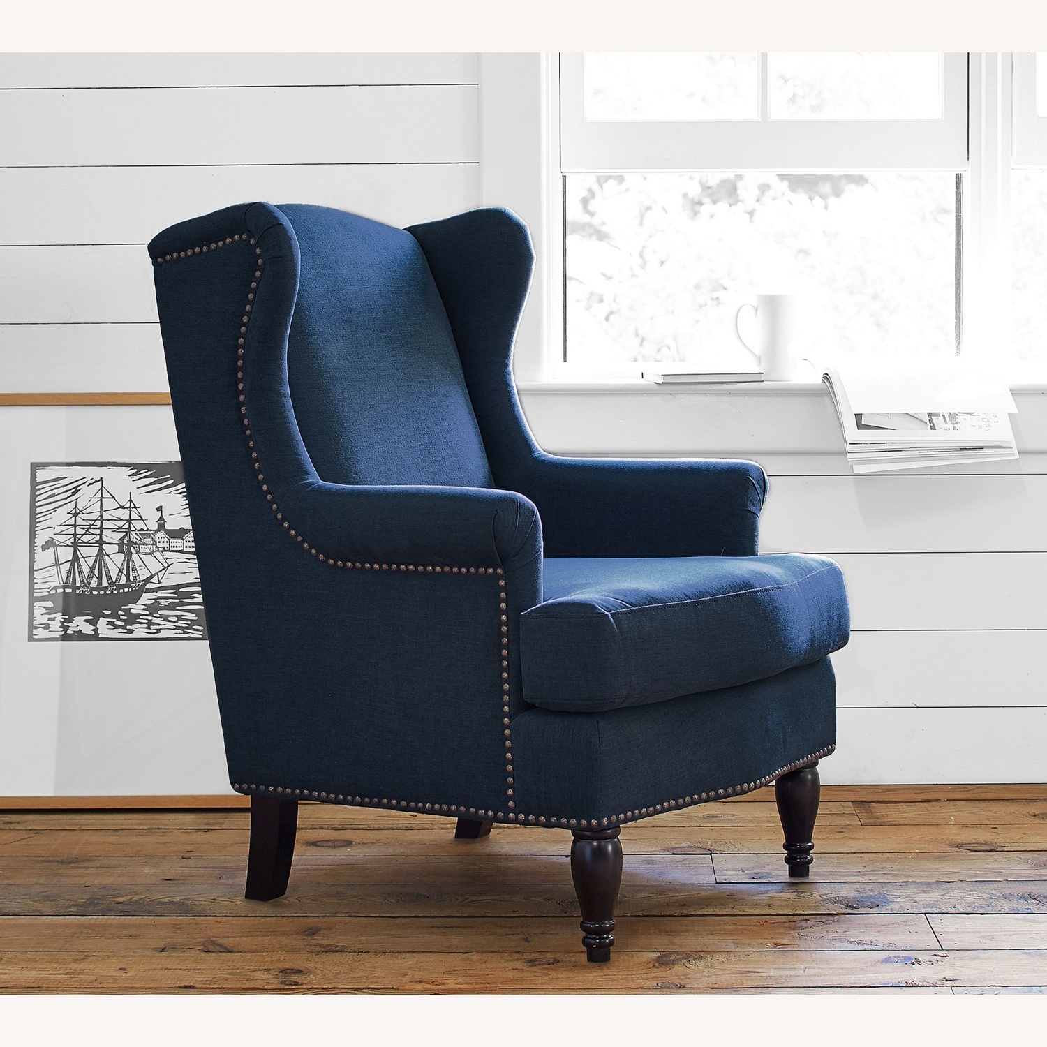 Pottery Barn Delancy Wingback Chair  - image-6
