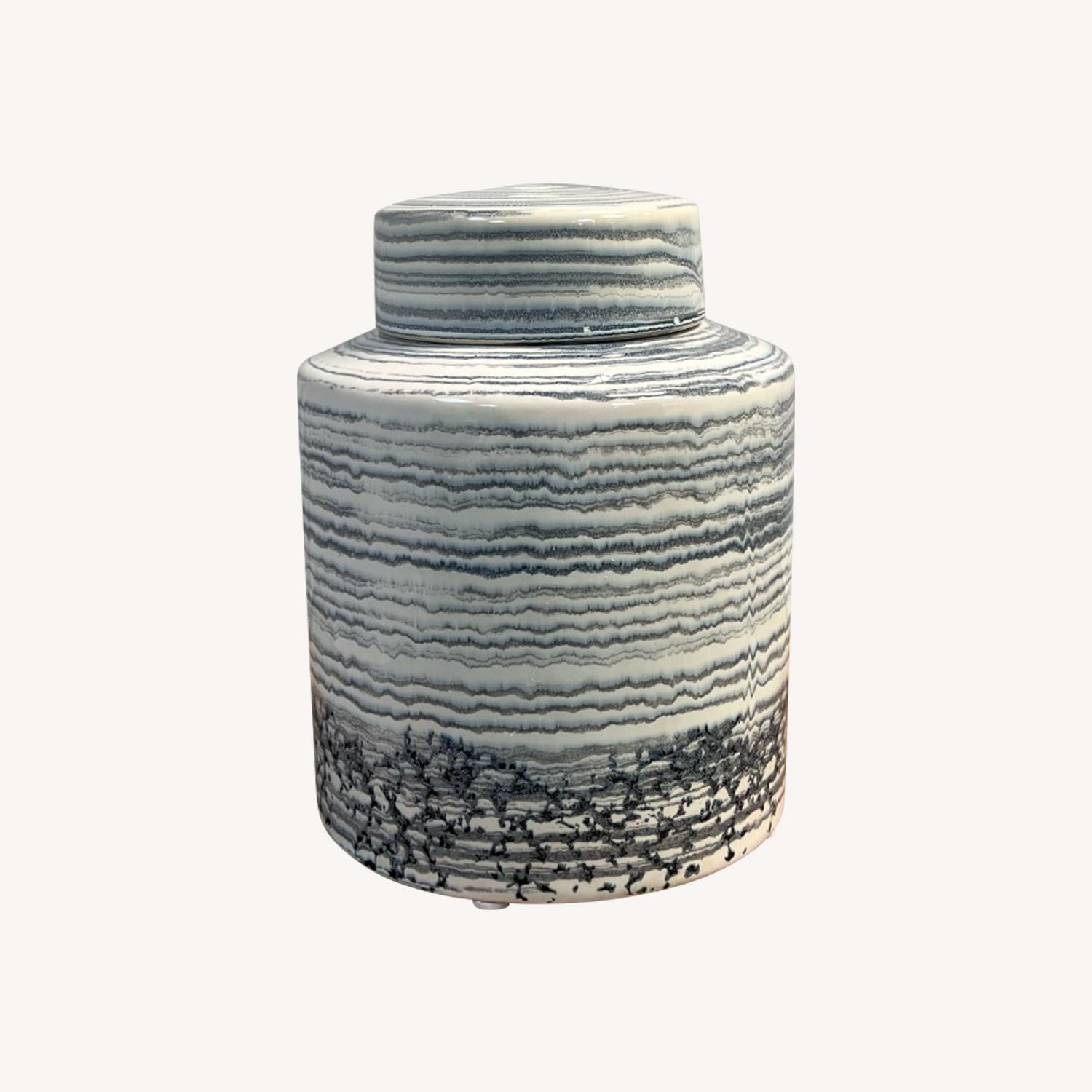 Jhori Stoneware Ginger Jar - image-0