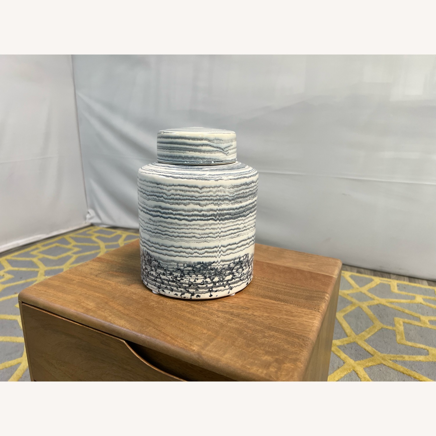 Jhori Stoneware Ginger Jar - image-3