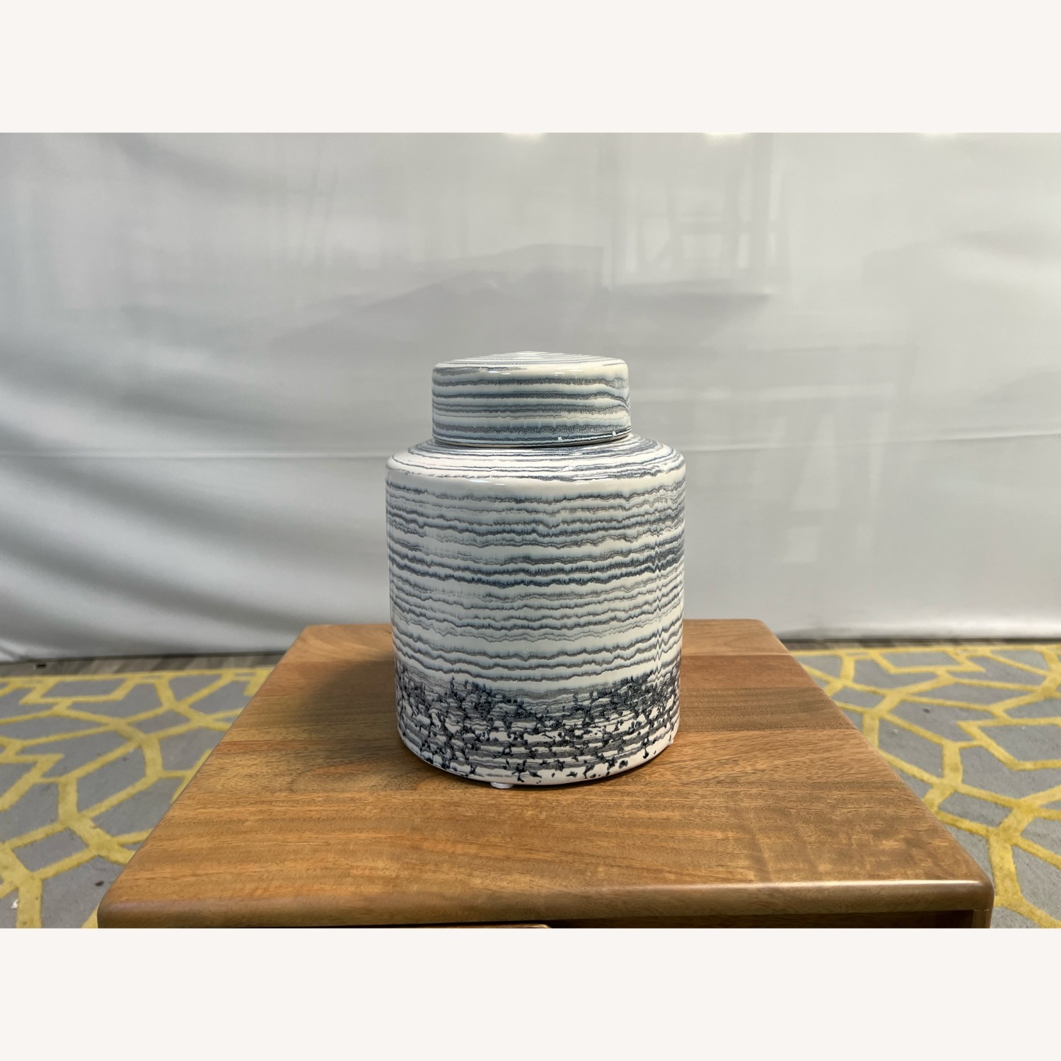 Jhori Stoneware Ginger Jar - image-1