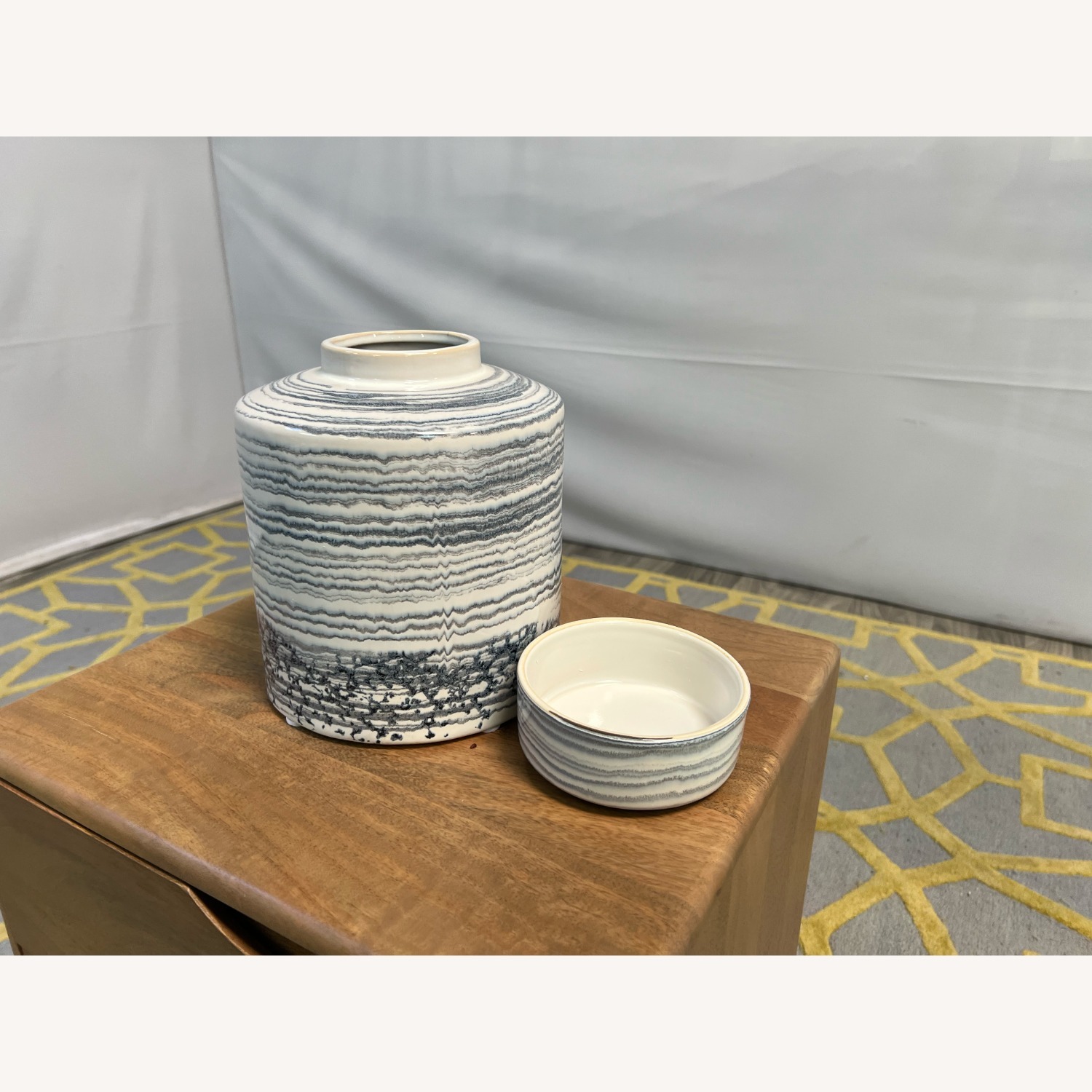 Jhori Stoneware Ginger Jar - image-6