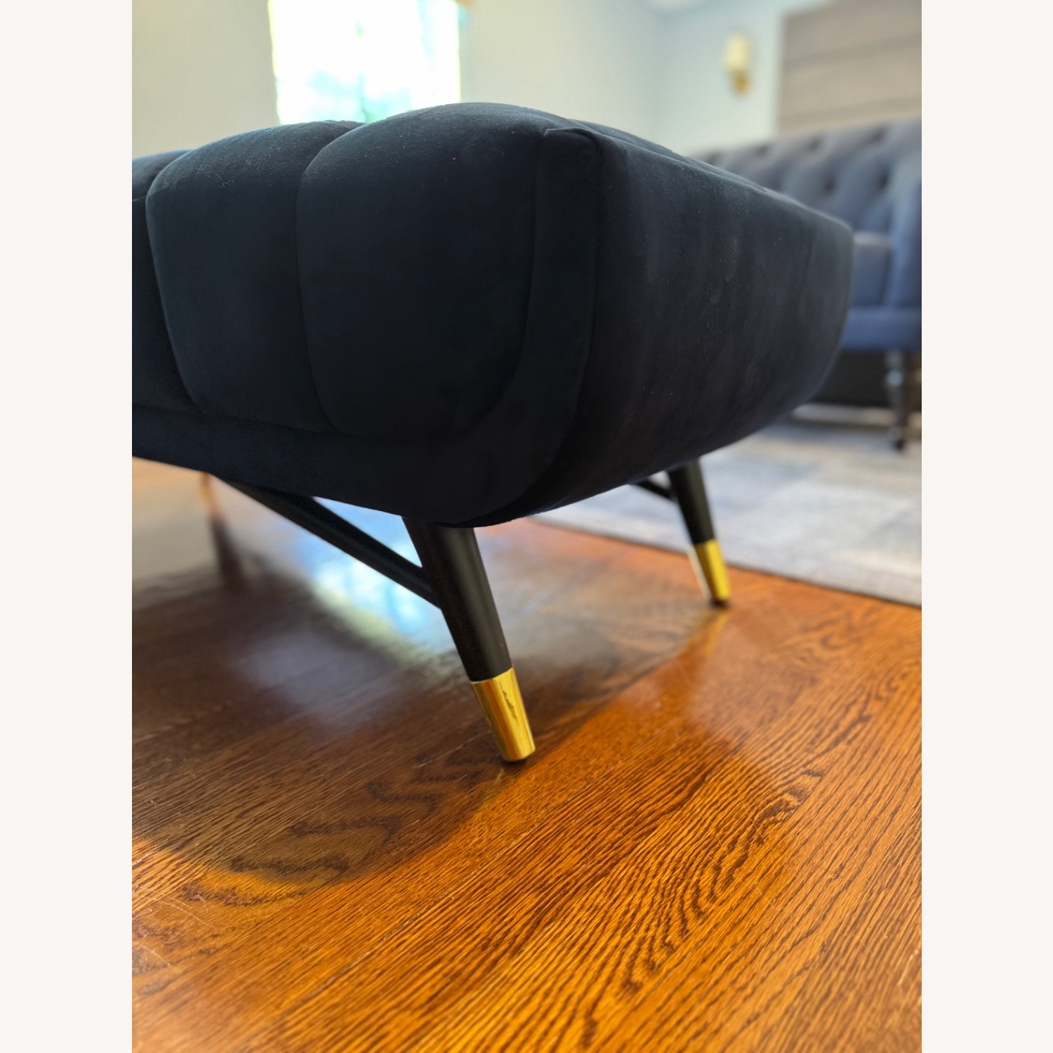 47.5" Mid-Century Modern Bench - image-2