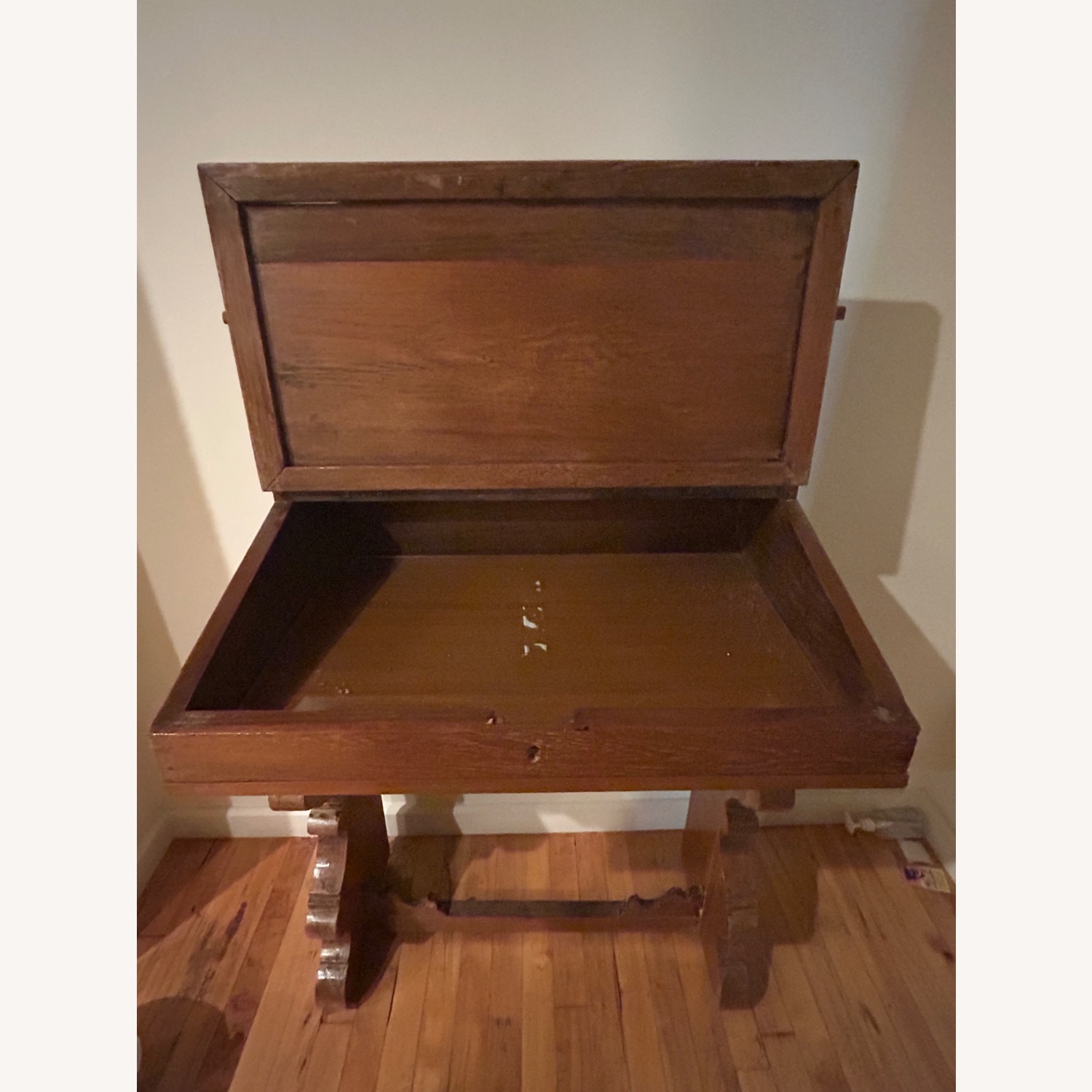 Antique Study Table With Chair - image-4