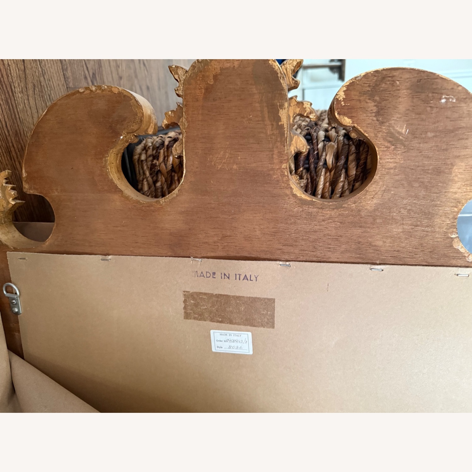 Antique Wooden Mirror - image-5