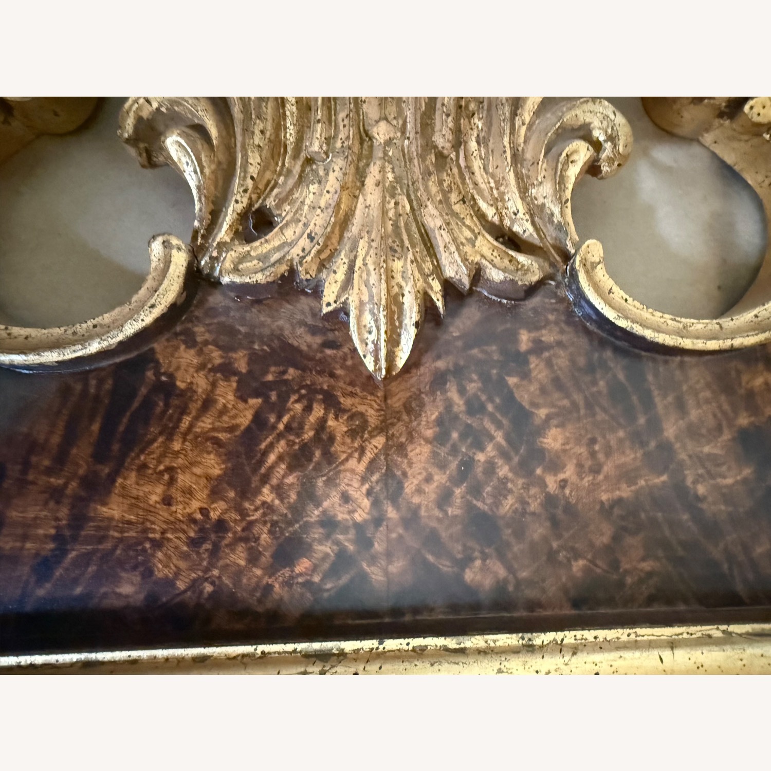 Antique Wooden Mirror - image-4