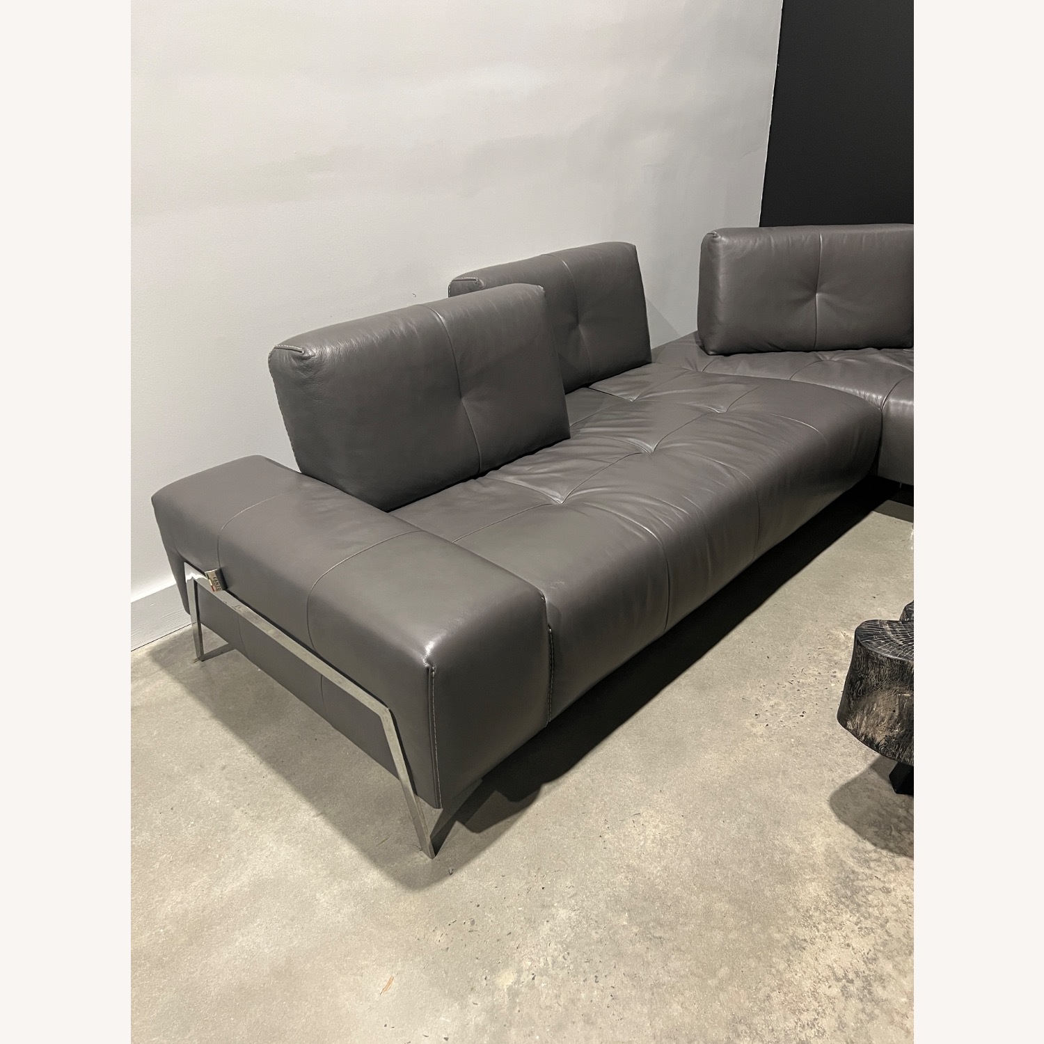 Scan Design Leather Sectional  - image-5