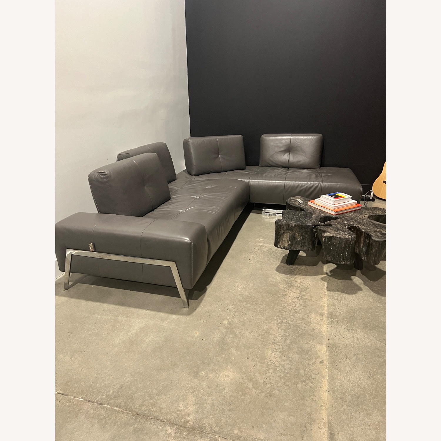 Scan Design Leather Sectional  - image-9