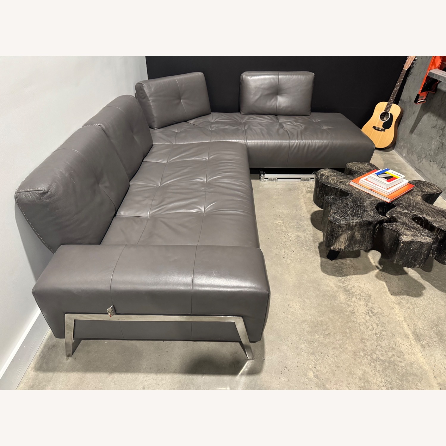 Scan Design Leather Sectional  - image-3