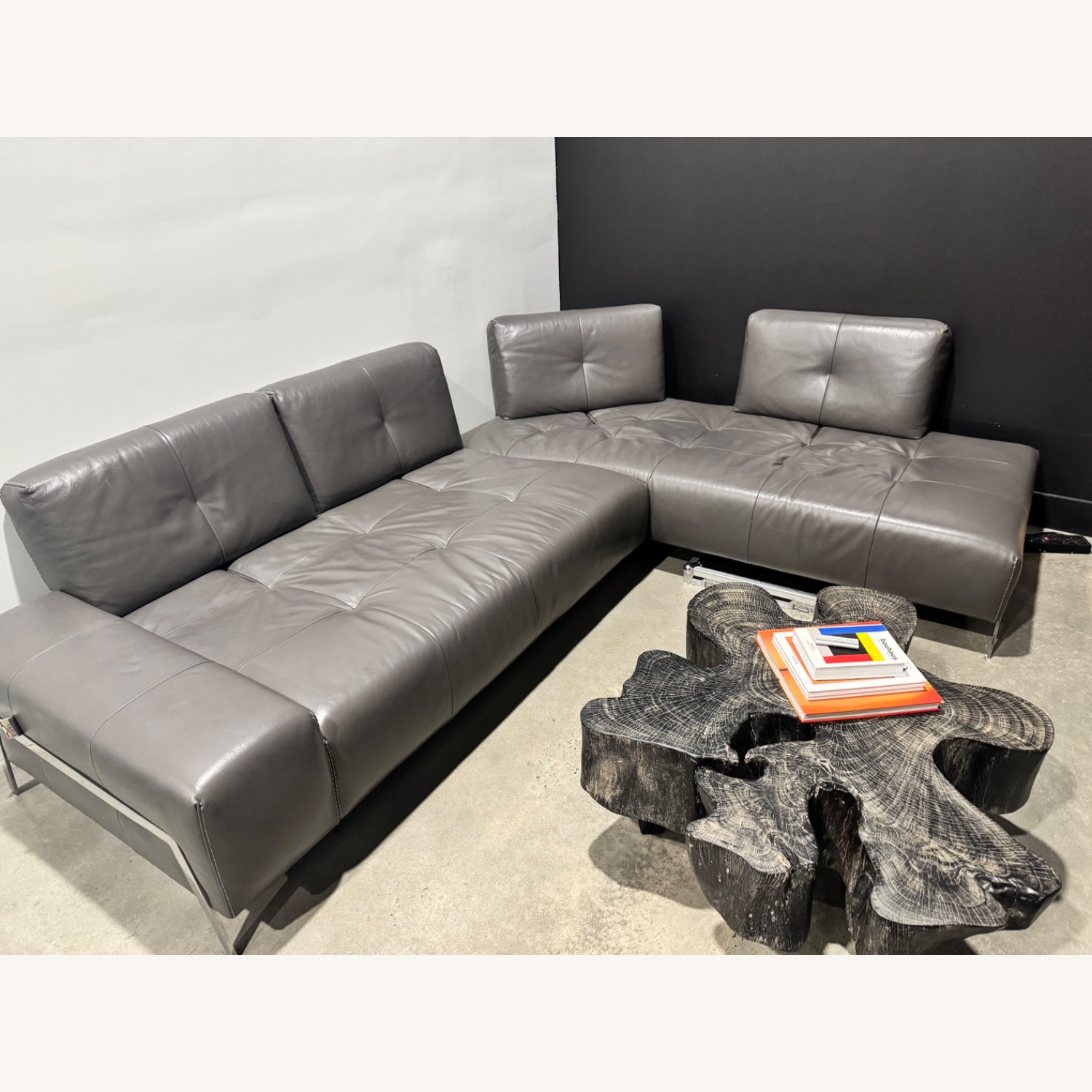 Scan Design Leather Sectional  - image-2