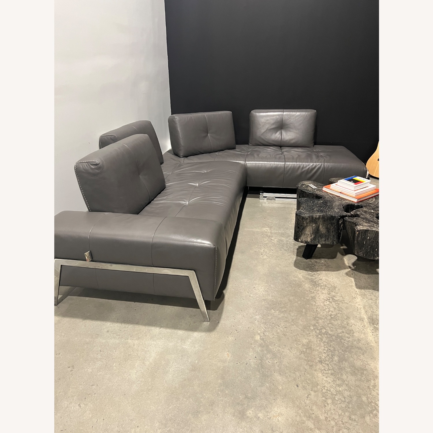 Scan Design Leather Sectional  - image-6