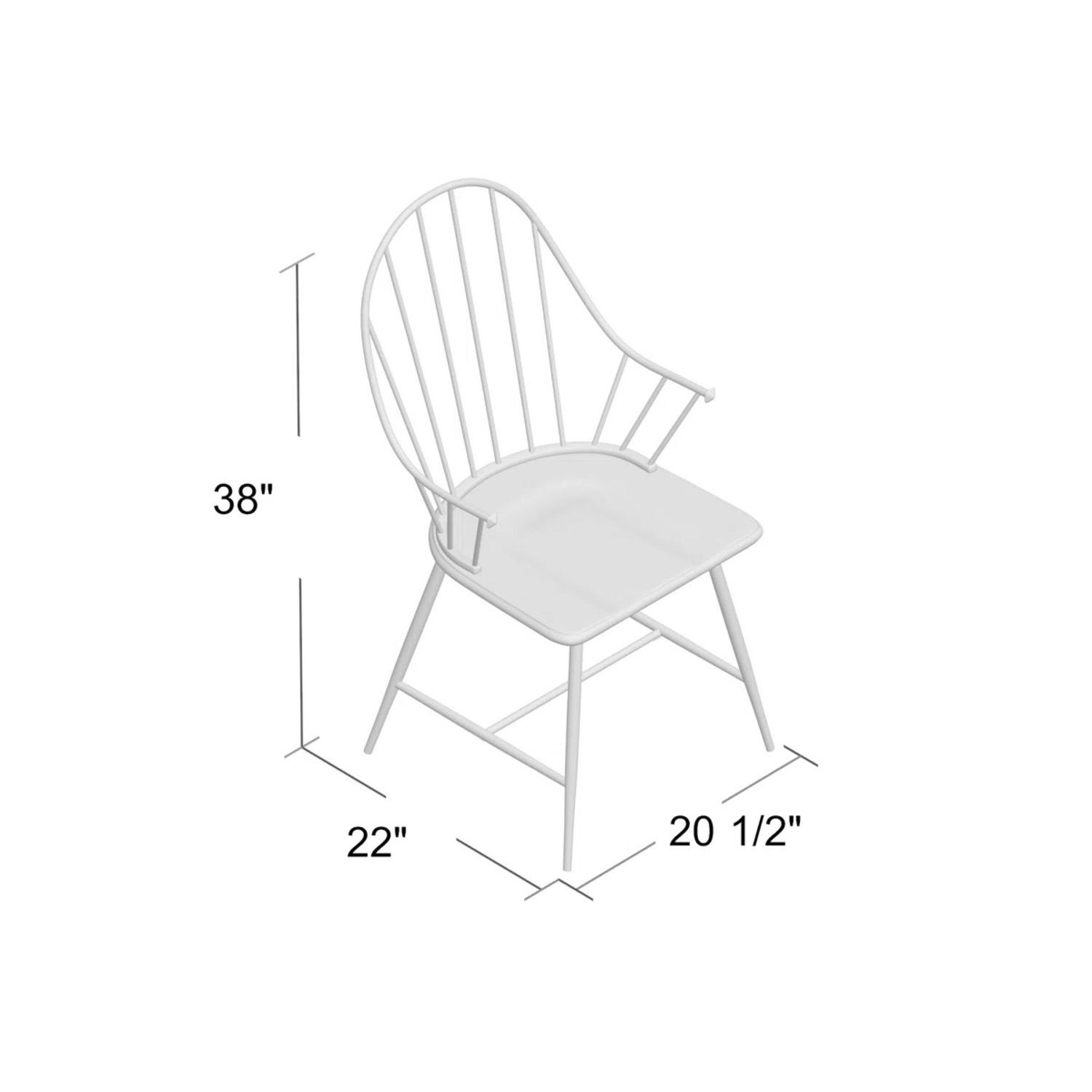 Wayfair Hamptom Home Dining Chairs (set of 4) - image-5