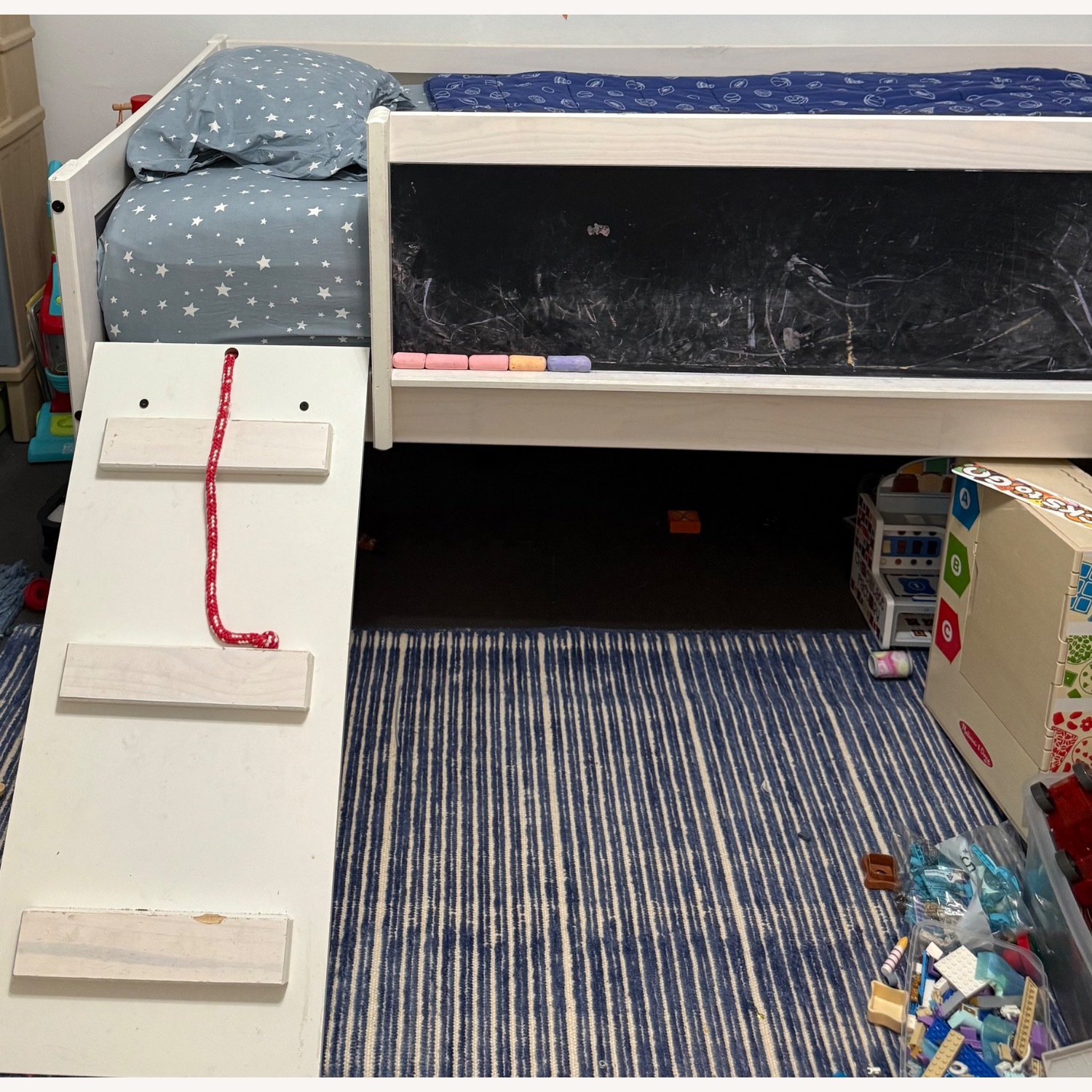 Twin Solid Wood Platform Loft Bed by Donco Kids - image-3