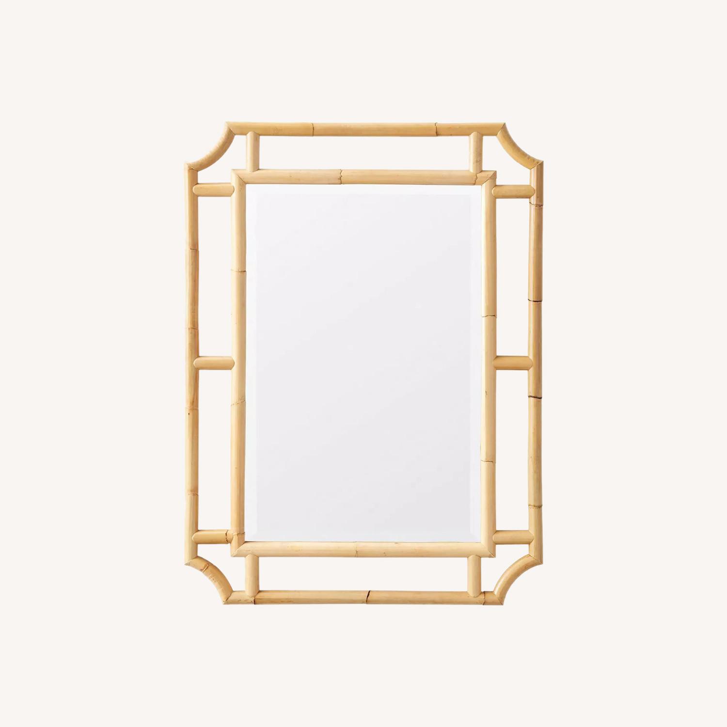 Serena & Lily Ojai Rattan Mirror - image-0