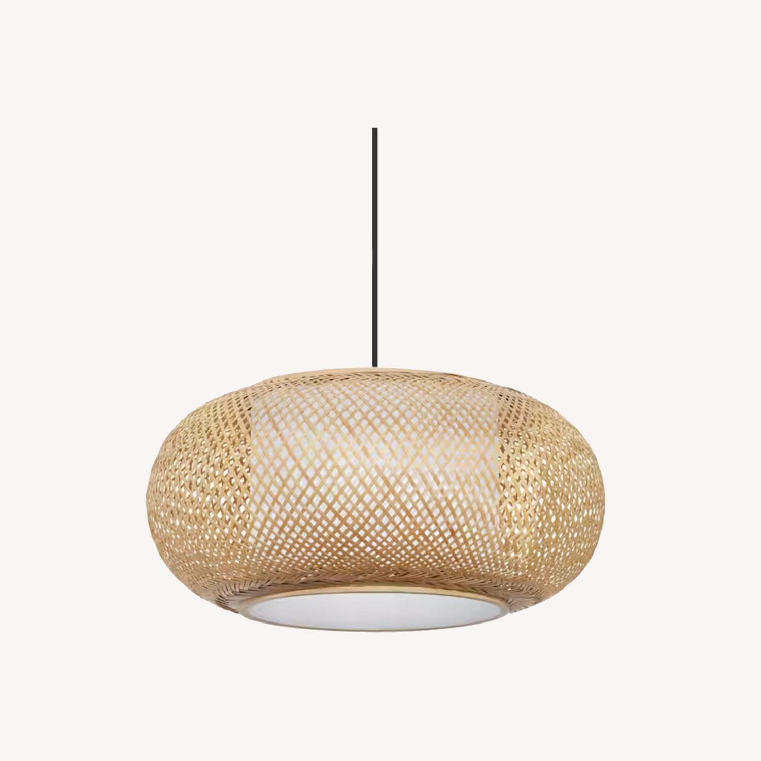 Rattan Ceiling Lamp - image-0