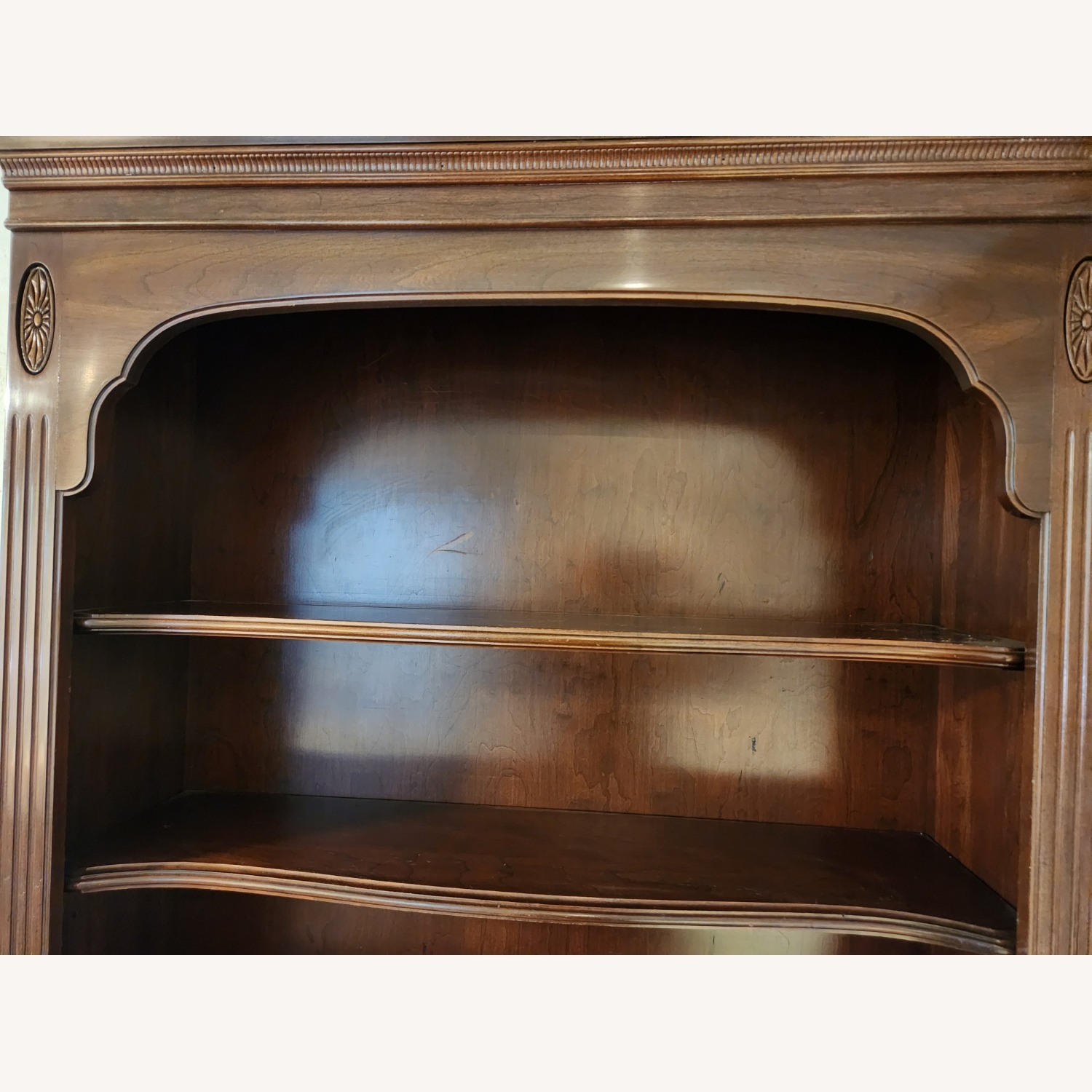 Dark Wood Cherry Bookcase - image-4
