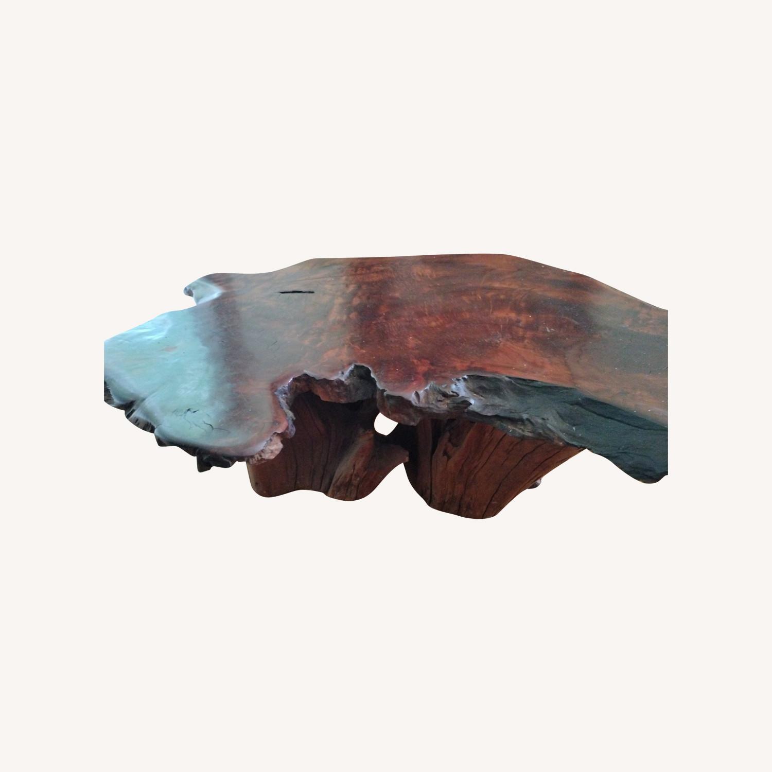Custom California Redwood Coffee Table  - image-0