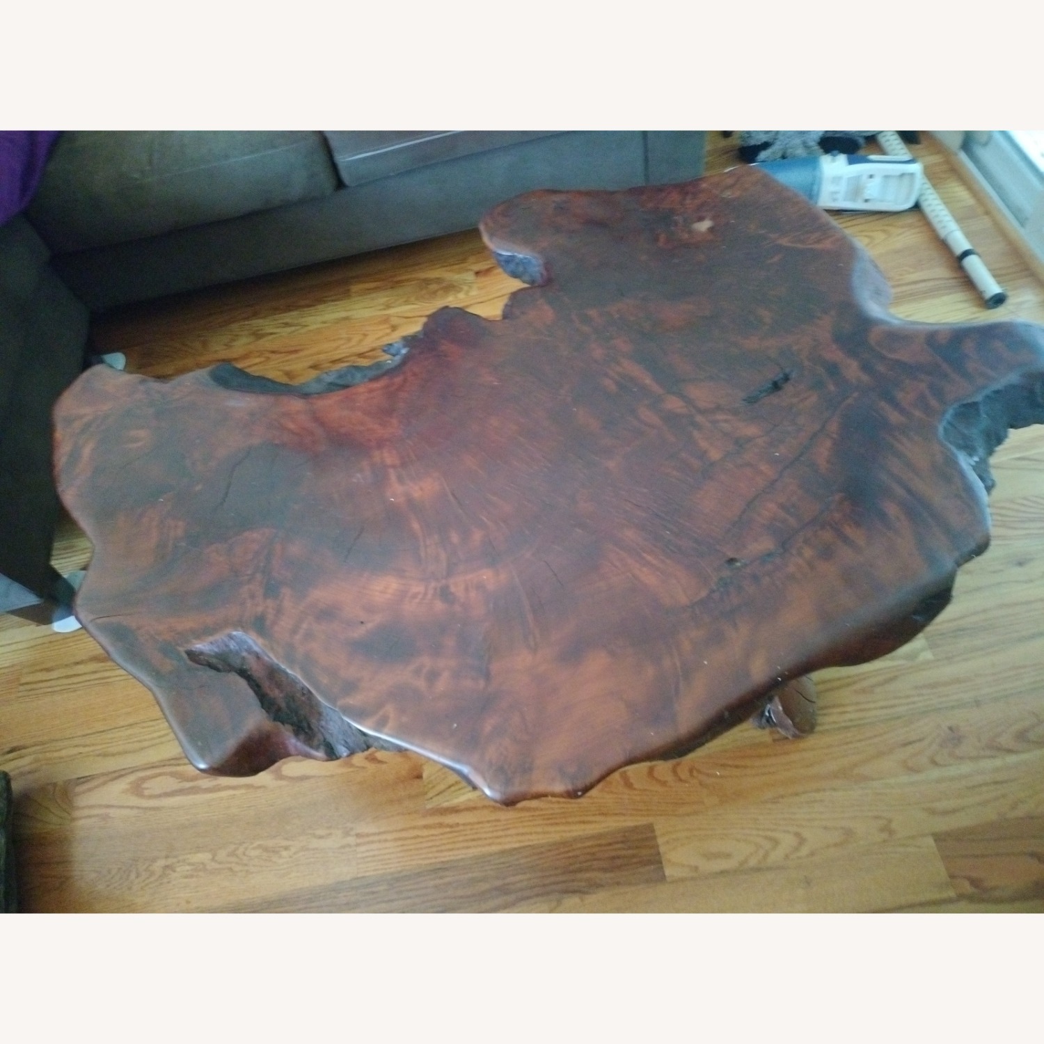 Custom California Redwood Coffee Table  - image-5