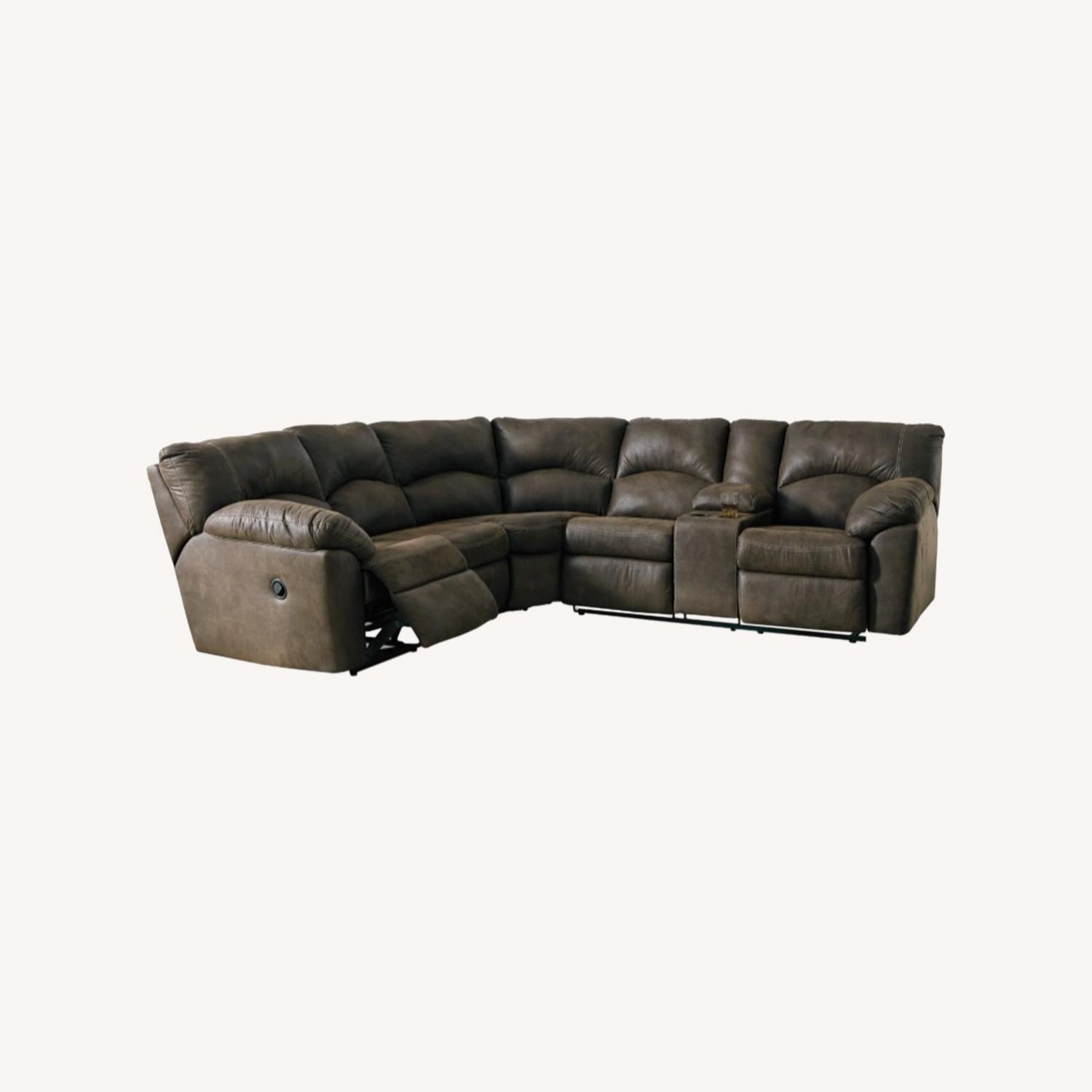 Tambo 2-Piece Manual Reclining Sectional - image-0