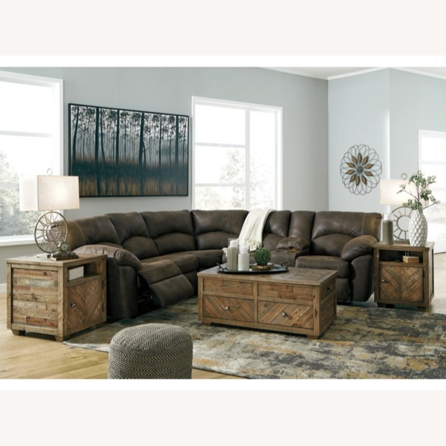 Tambo 2-Piece Manual Reclining Sectional - image-2