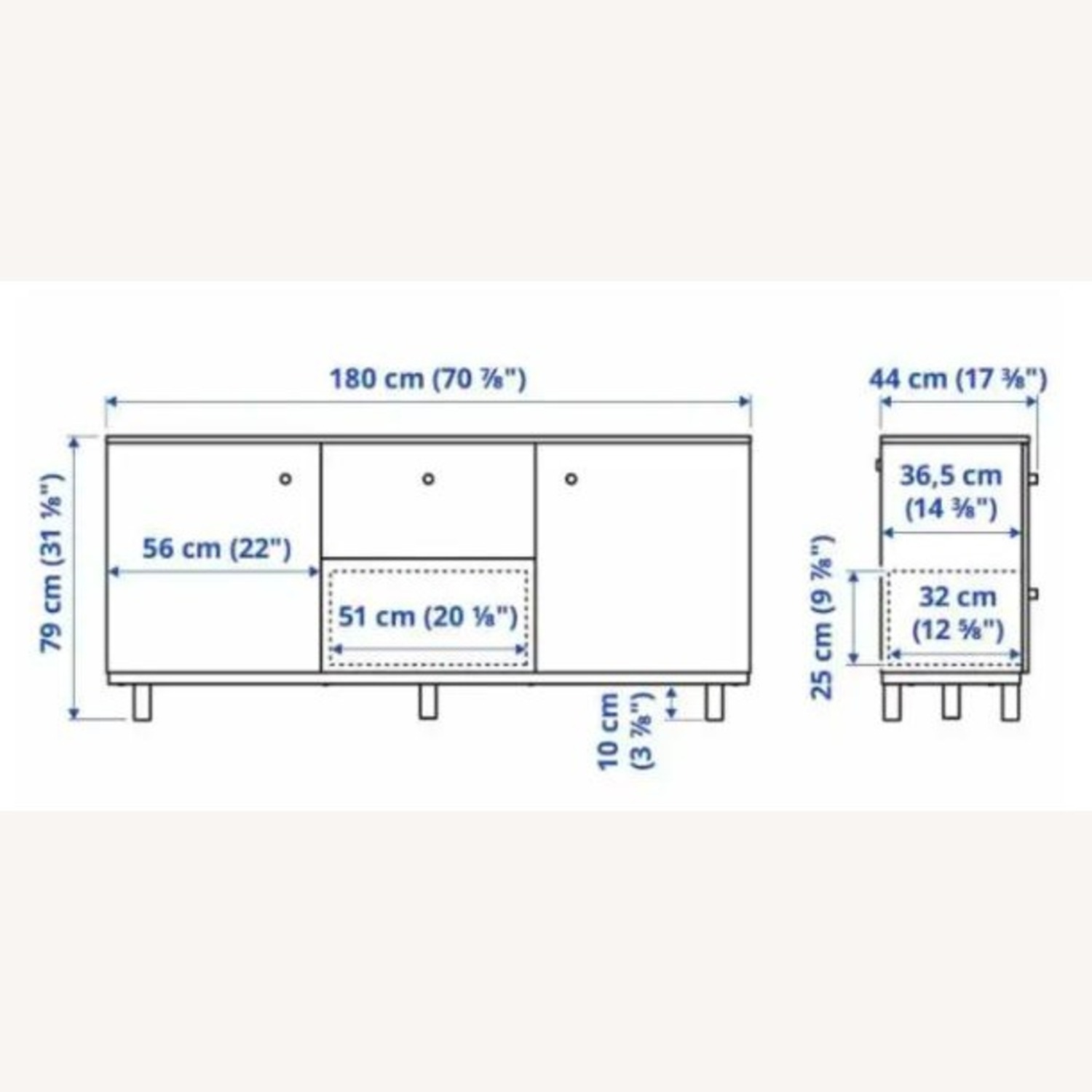  IKEA ERSNÄS Sideboard/Console/Buffet in Birch - image-7