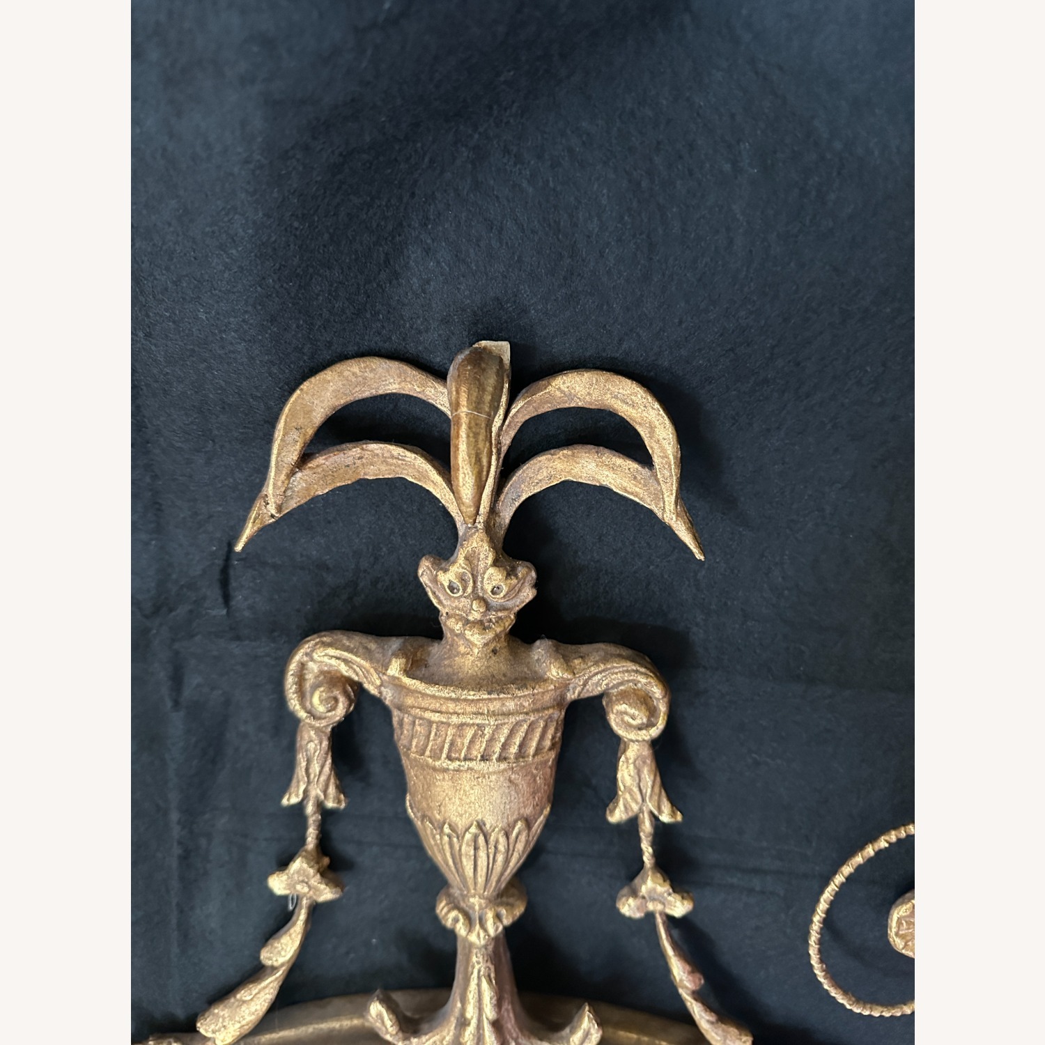 Antique Oval Mirror 47" H x 24" W x 2" D - image-3