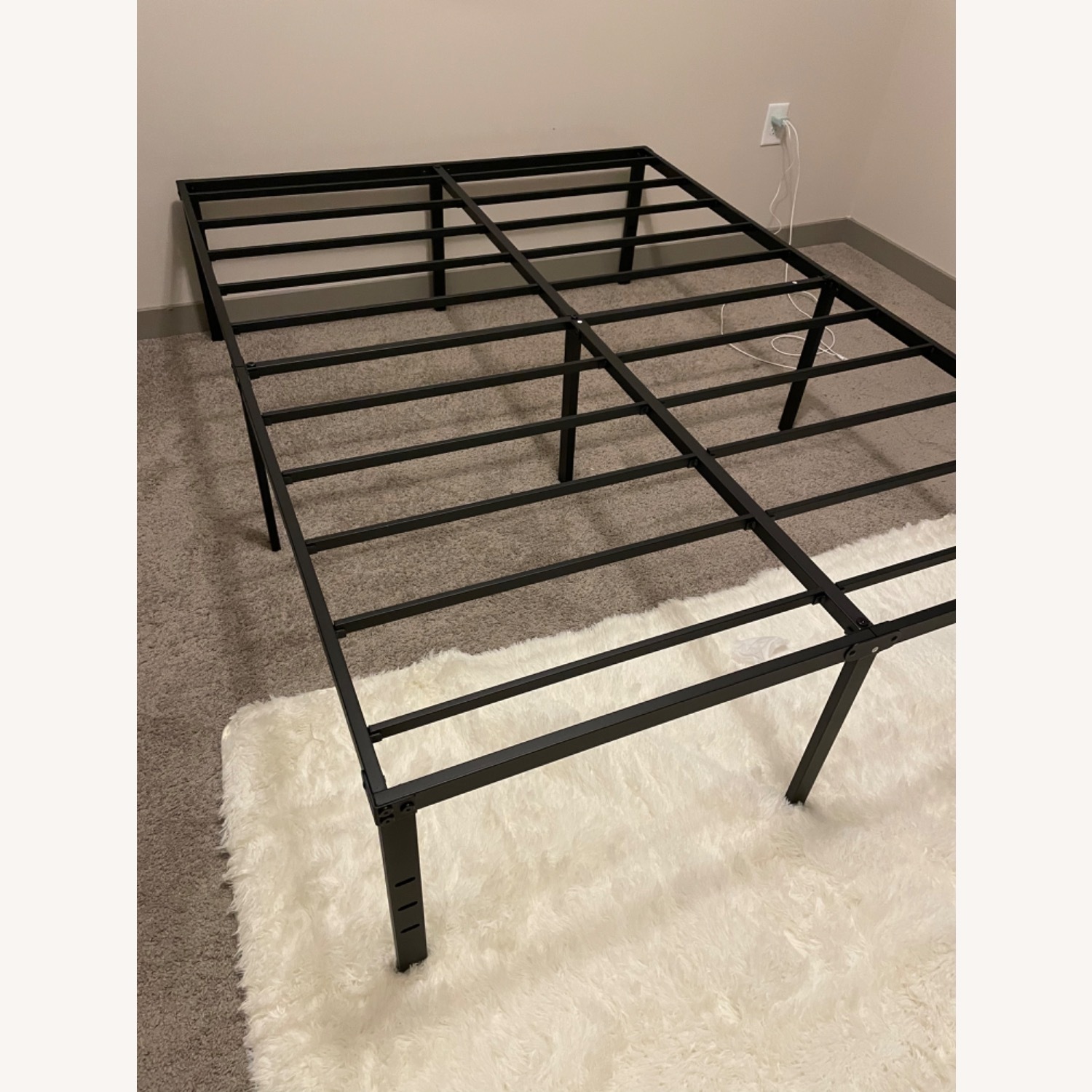 Full Size Metal Bed Frame - image-1